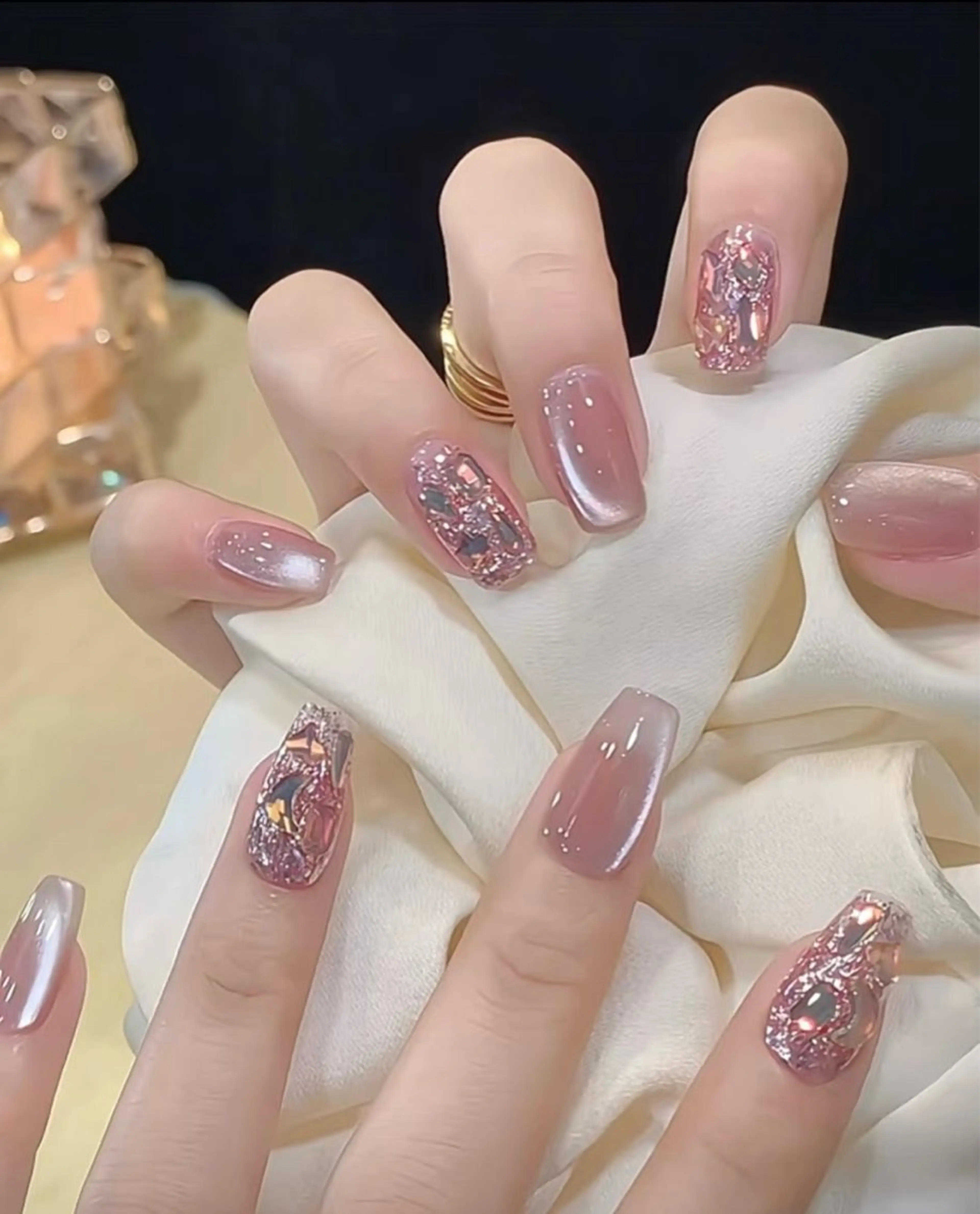 ネイル ハンドネイル ネイル＆アイラッシュ ∩_∩アオイのネイルデザイン
