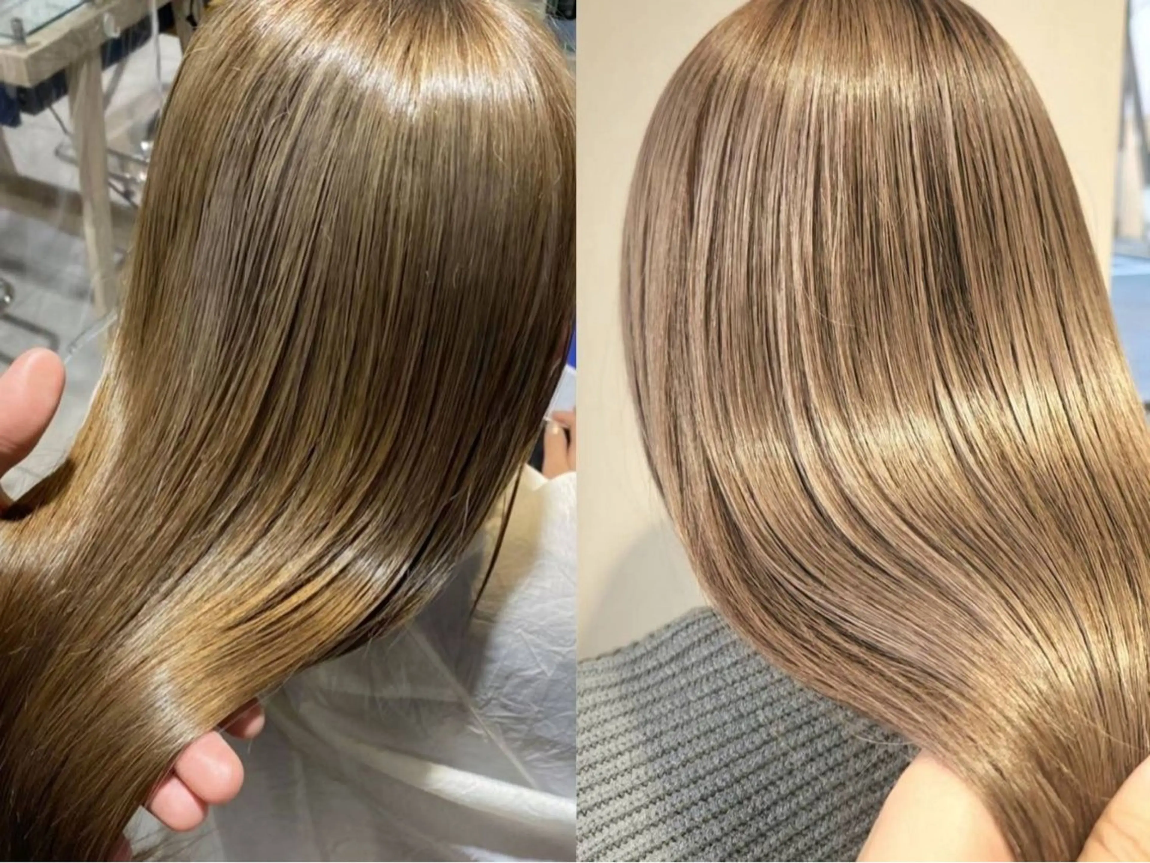 カラー 西村 清花のヘアスタイル