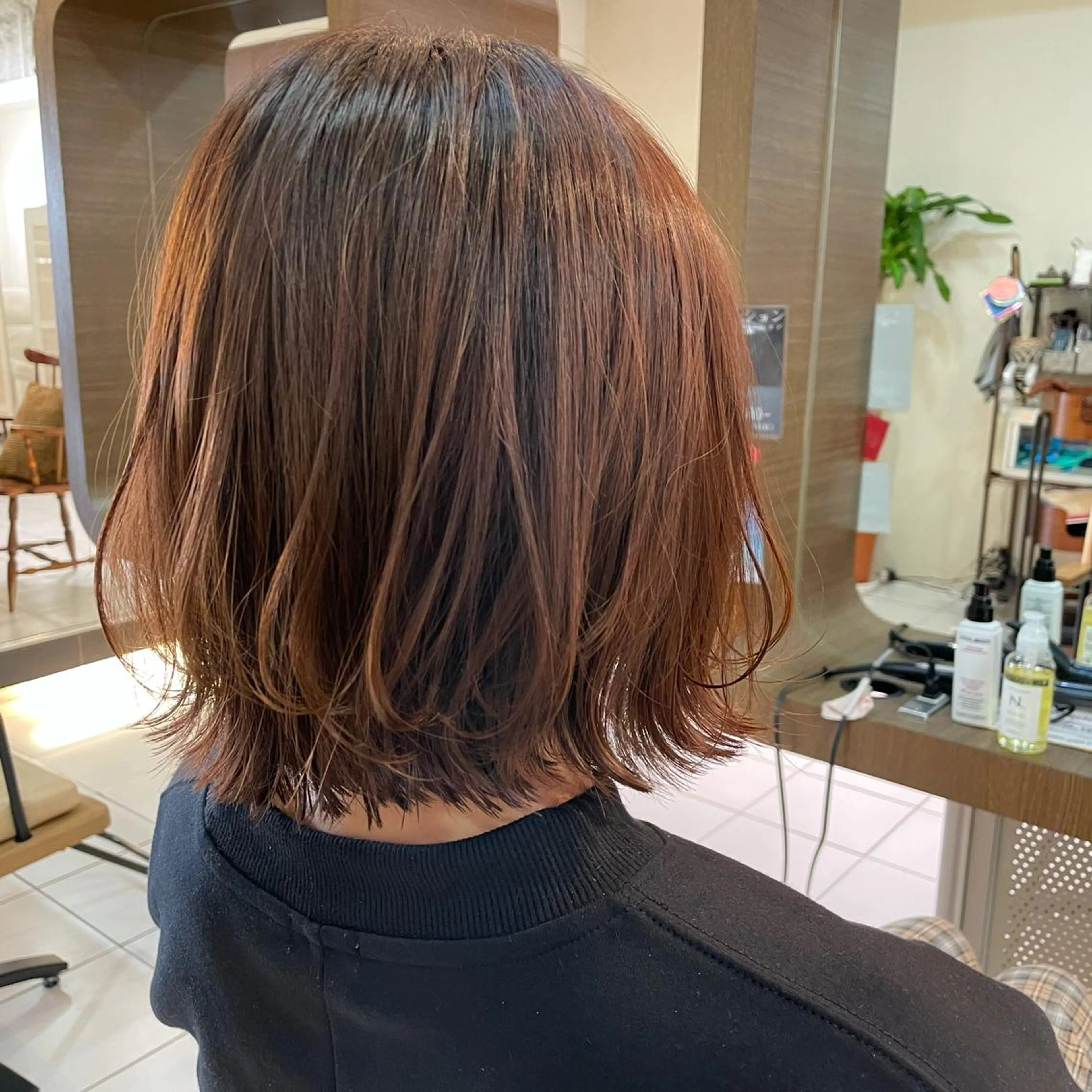 ミディアム カラー 透明感カラー/ 寺田千雅子のヘアスタイル