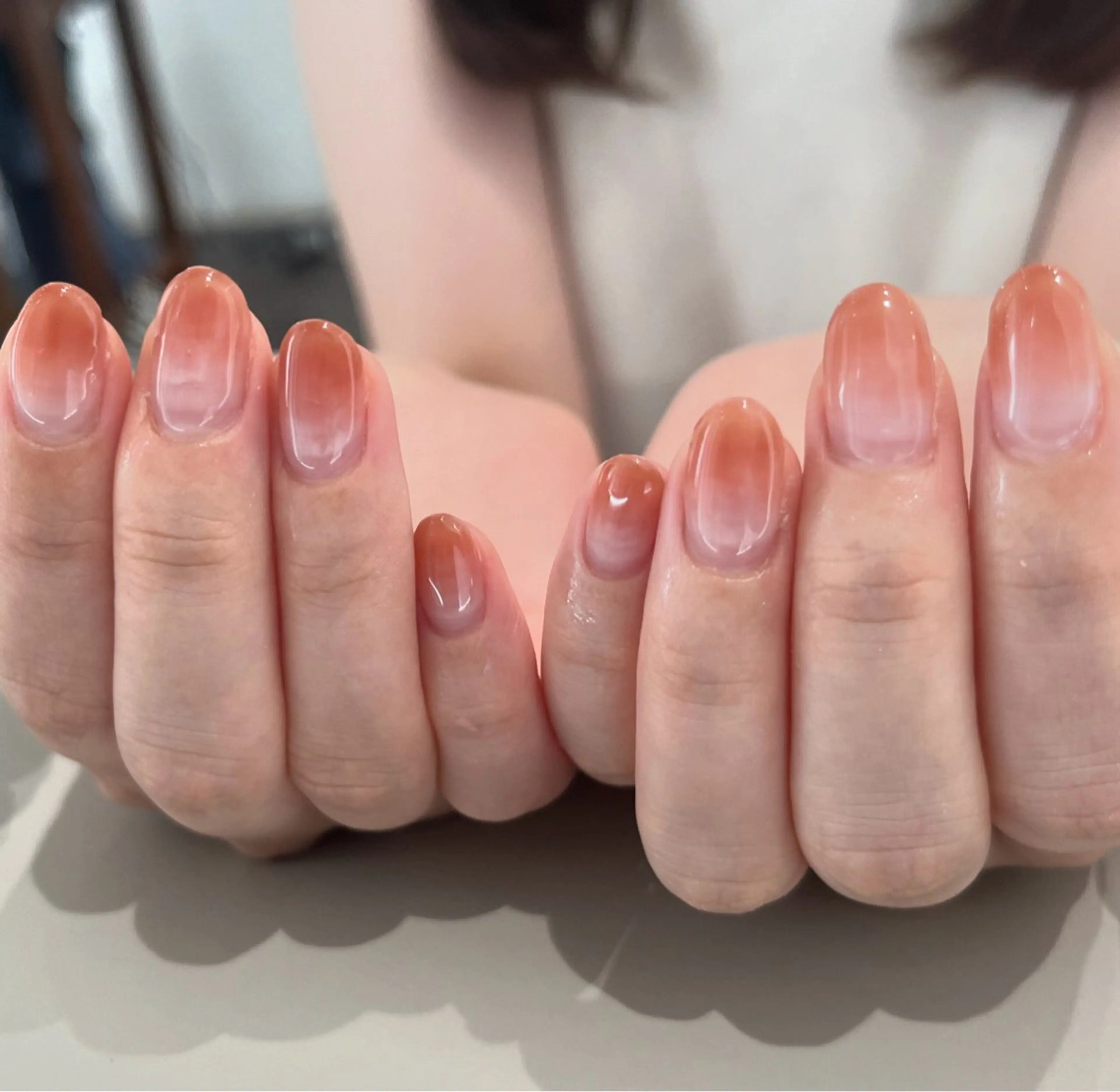ネイル グラデーション Yarm As Etelのネイルデザイン