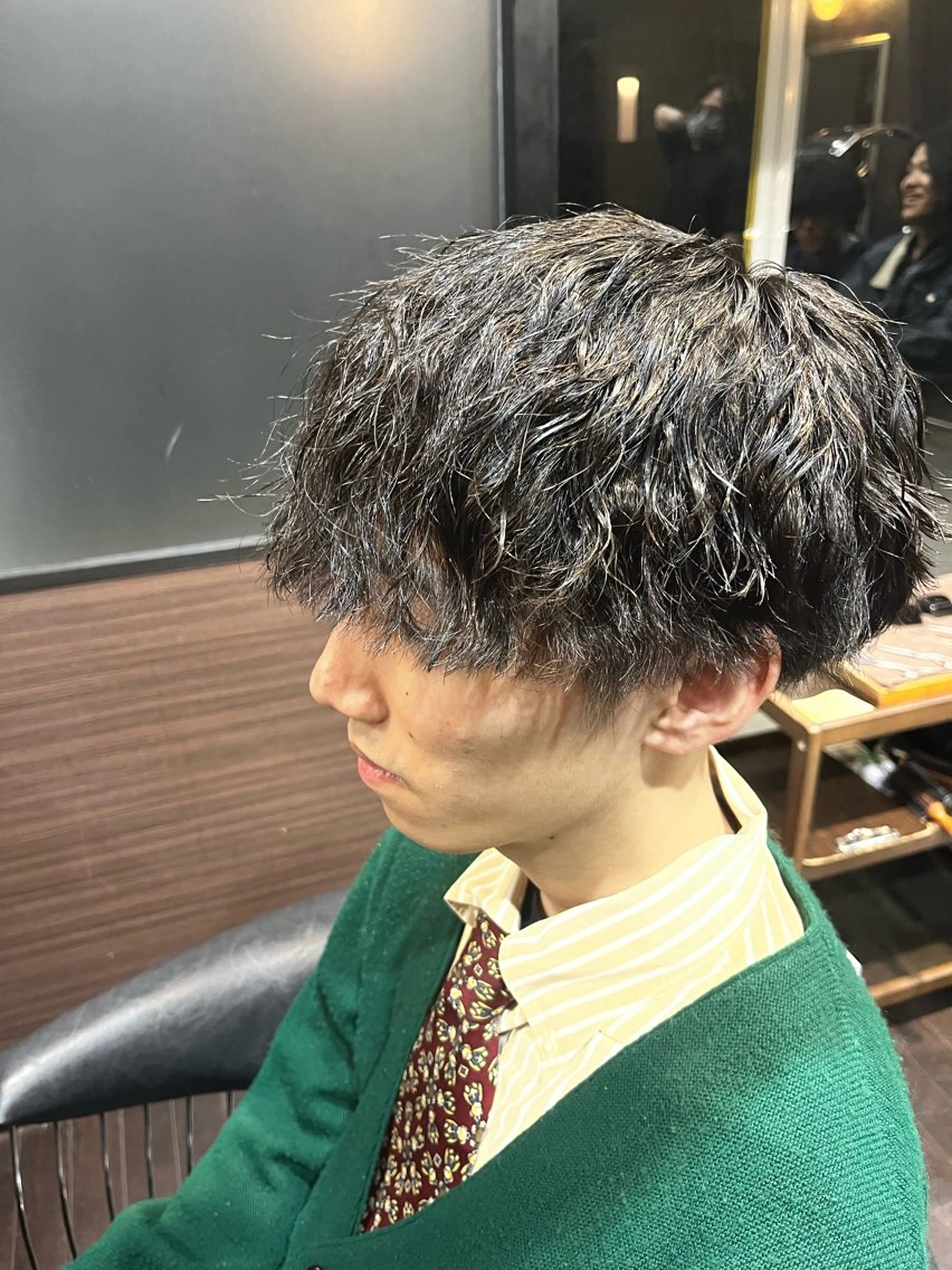 ショート メンズ メンズパーマ 中村 飛成のヘアスタイル