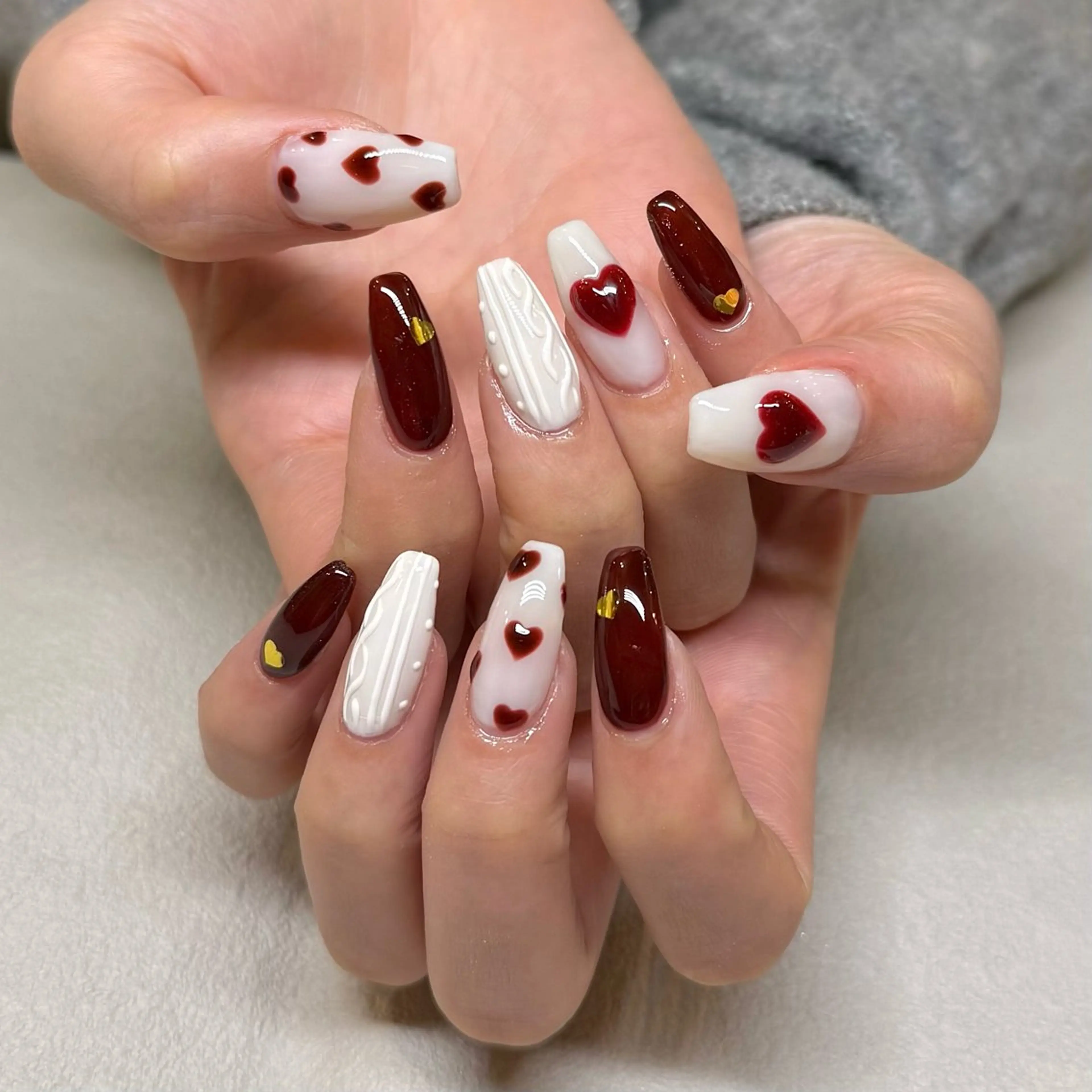ネイル ハンドネイル maison de NALI ୨ৎ 鶴田のネイルデザイン