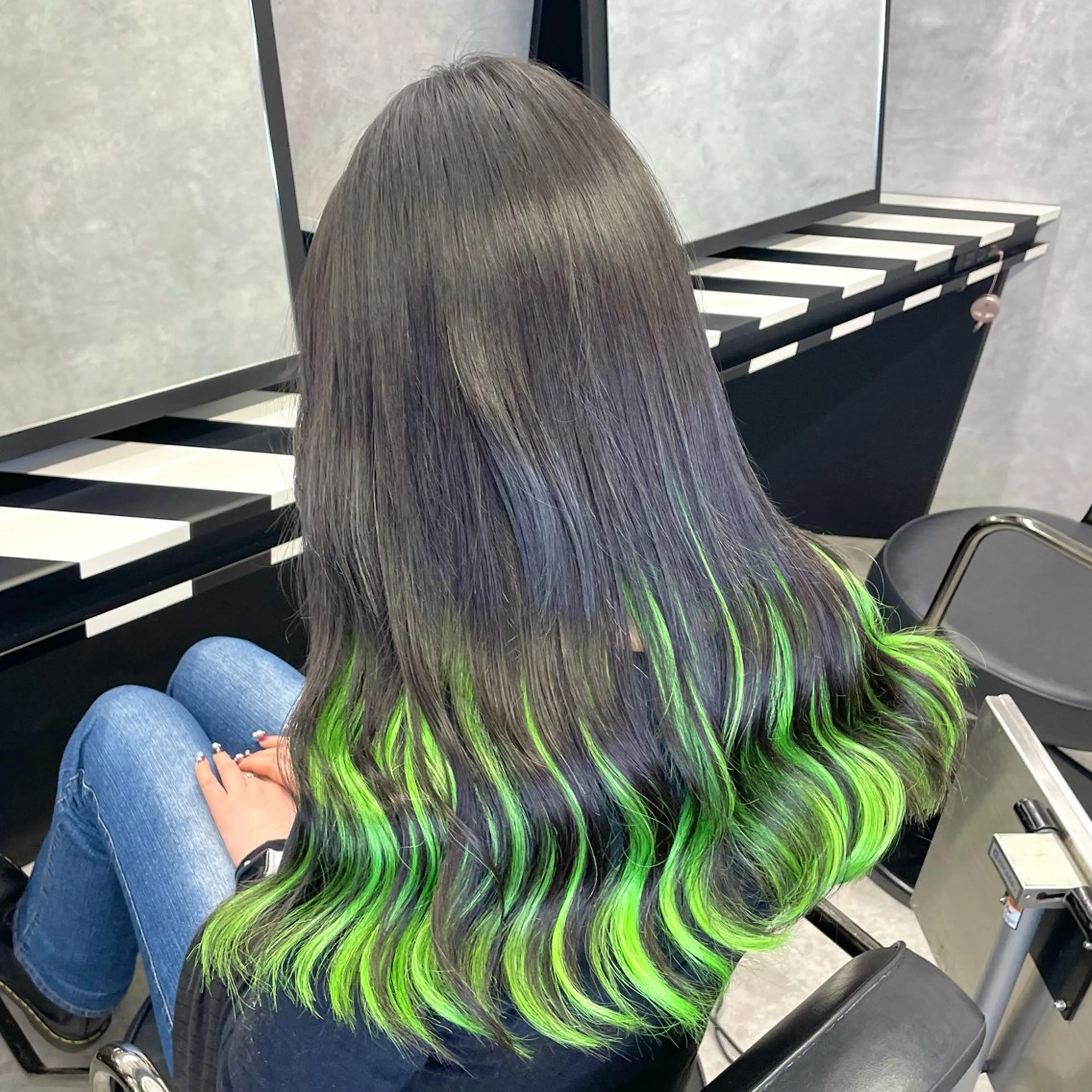 カラー ベージュカラー ブリーチ ダブルカラー グレージュ ハイトーンカラー ミルクティーベージュ /ピンク/大阪/堀江のヘアスタイル