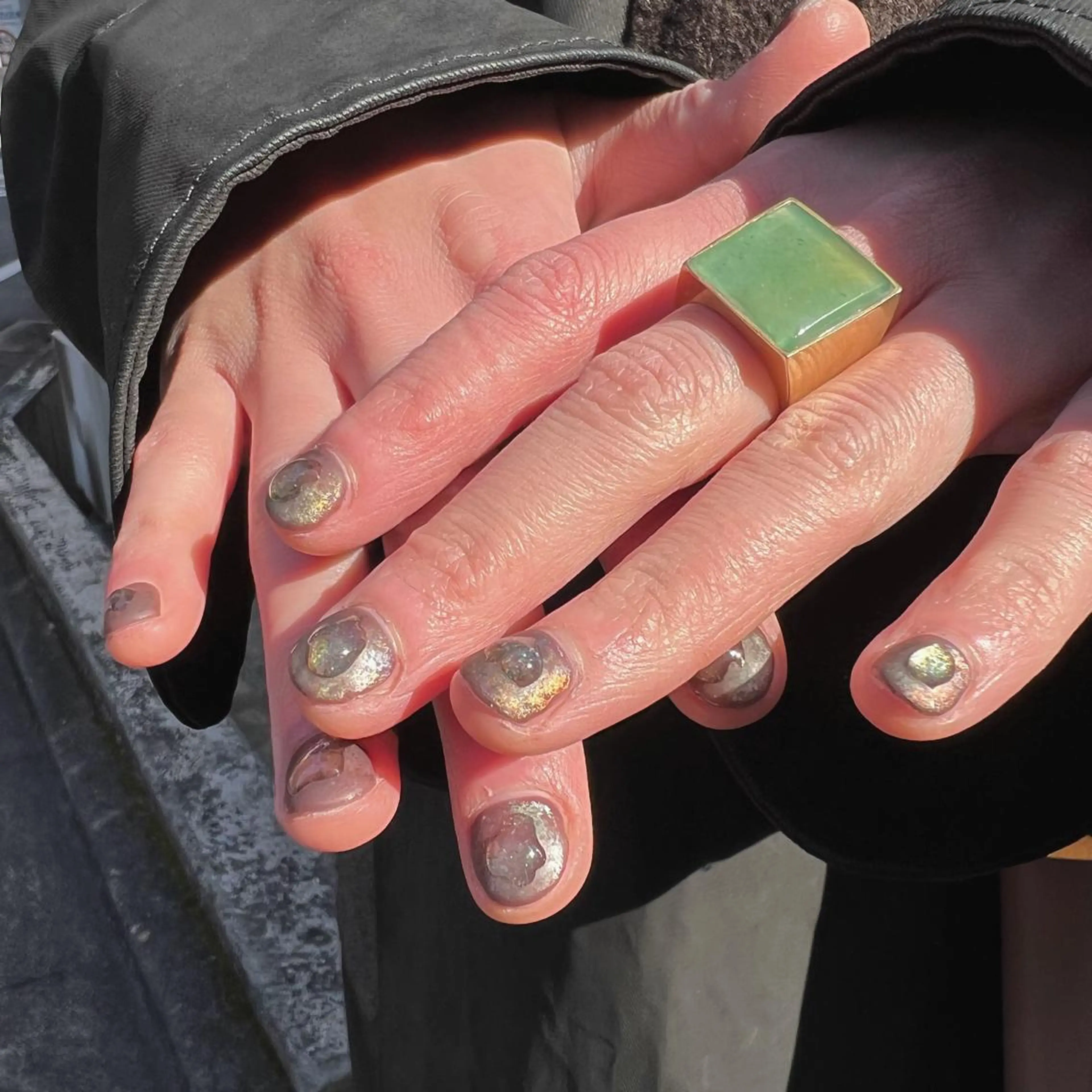 ネイル クリアネイル マットネイル ニュアンスネイル 酒井 サカイのネイルデザイン