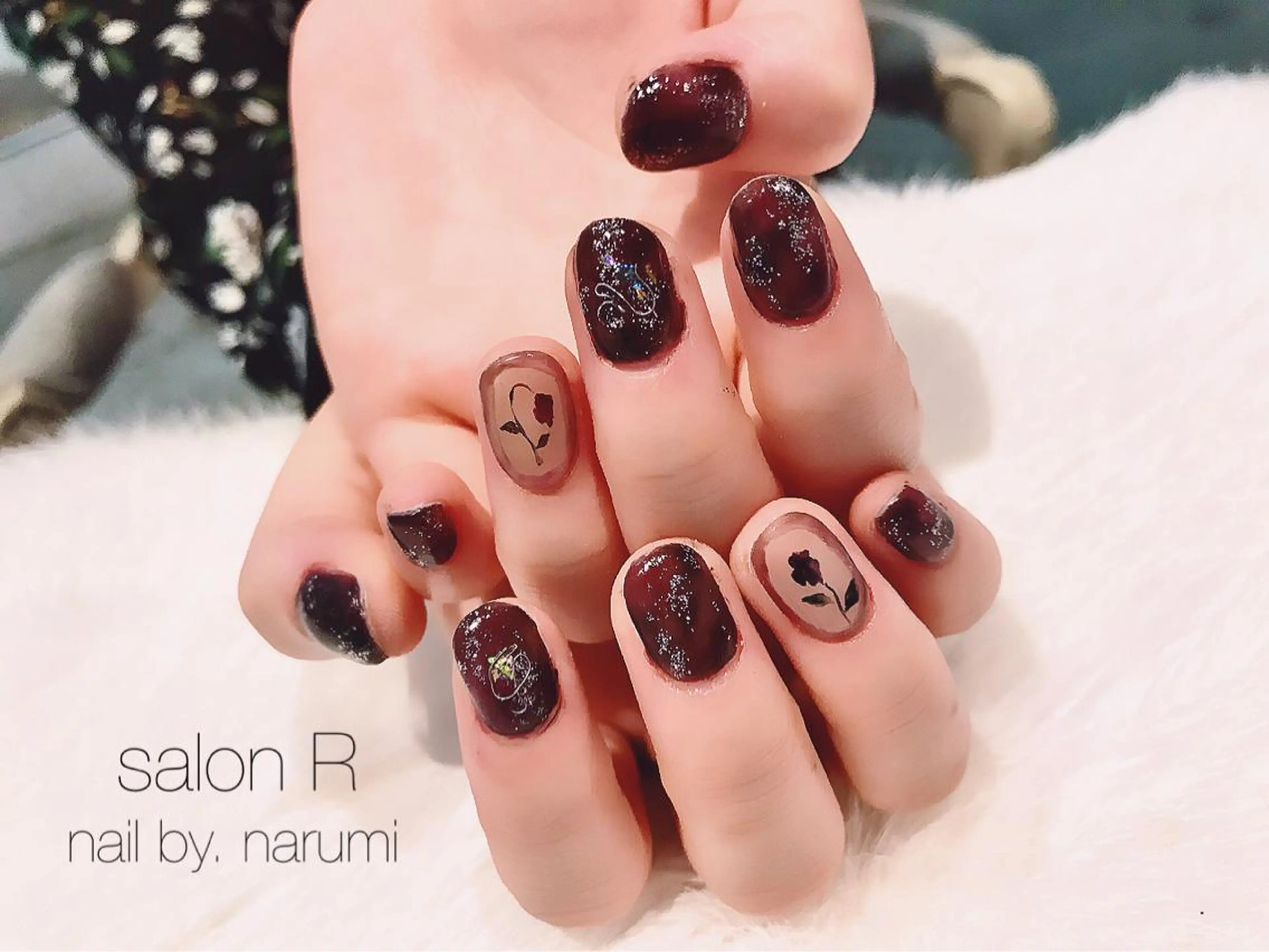 ネイル ニュアンスネイル ハンドネイル Re Pearl～コーディネートサロン～ 市駅前店所属・NARUMI HYODOのネイルデザイン