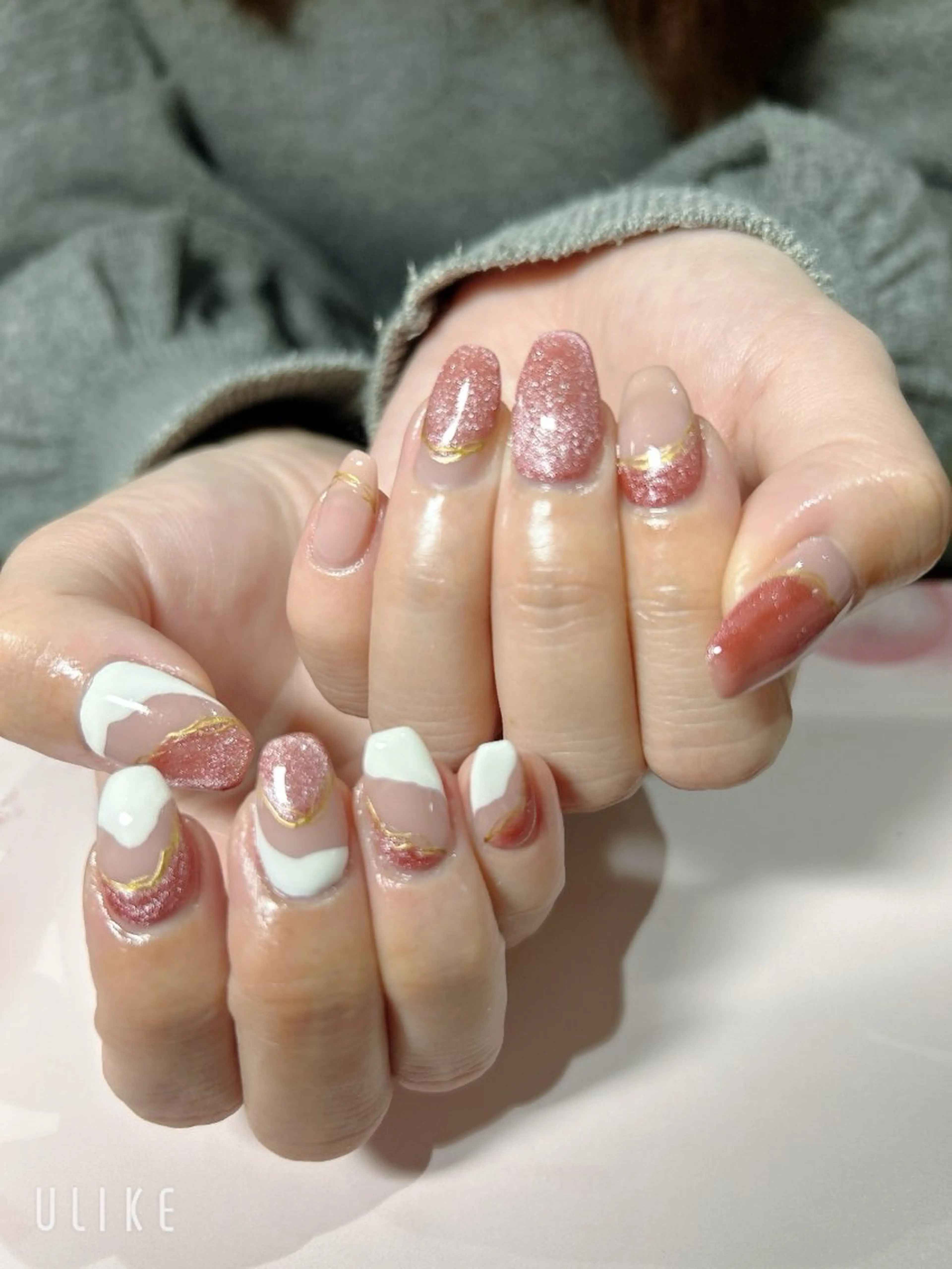 ネイル ニュアンスネイル ハンドネイル 吉野✨ ネイルデザイナー✨のネイルデザイン