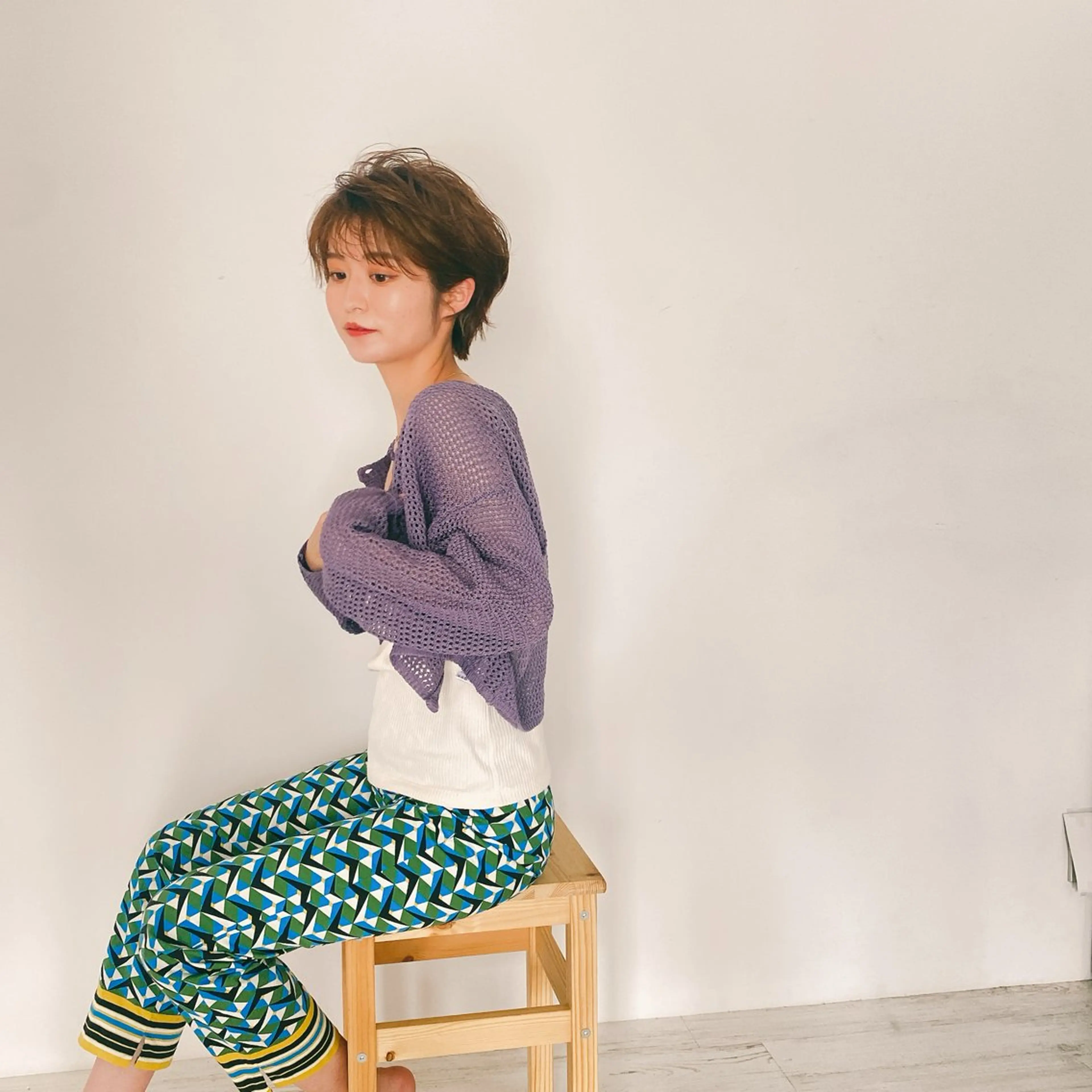 ショート カラー メンズカット/パーマ 👟黒田紗名👟のヘアスタイル