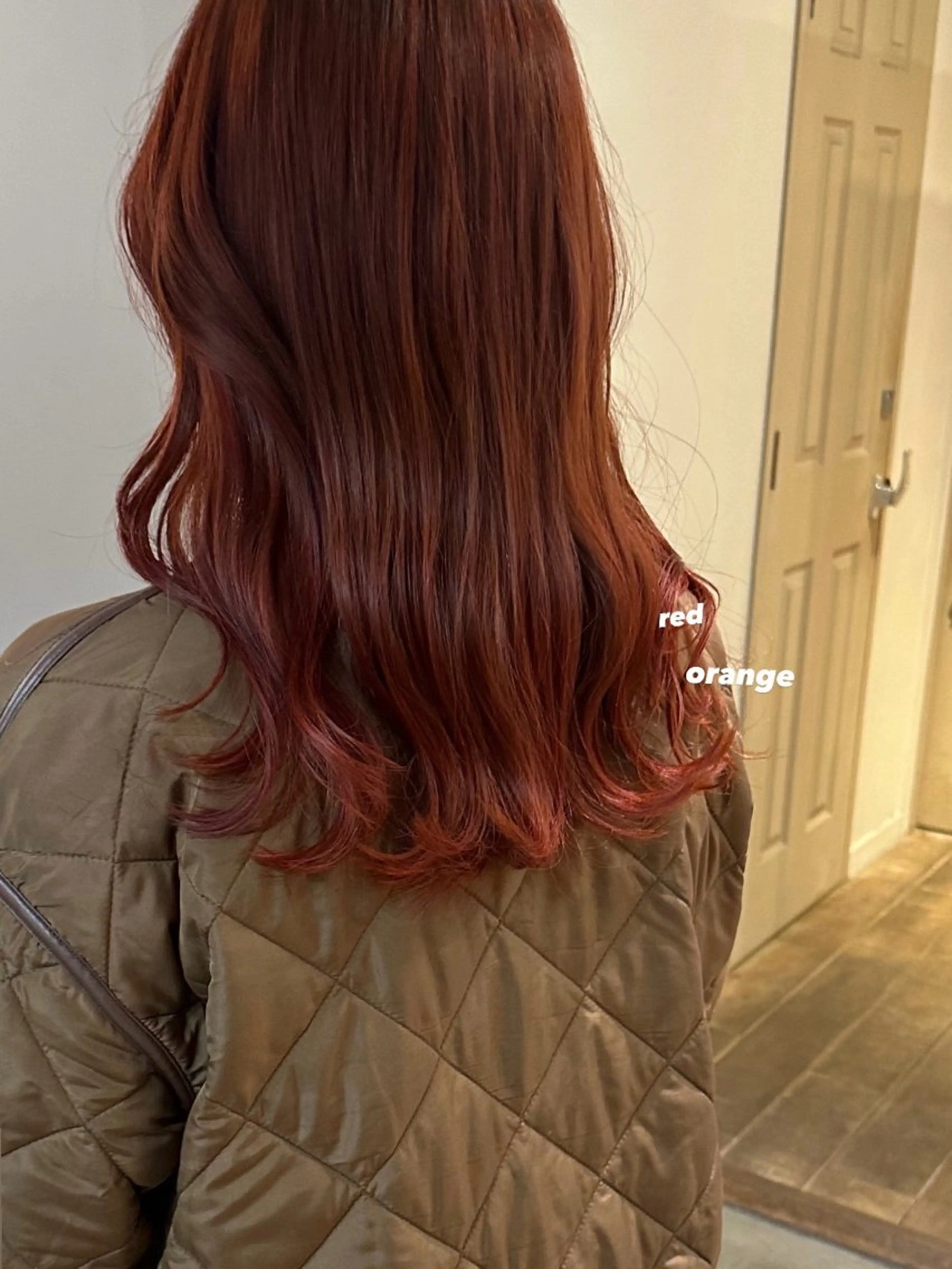 セミロング カラー カット ヘアカラー トリートメント 暖色/レイヤーカット 🌙オノユリカのヘアスタイル