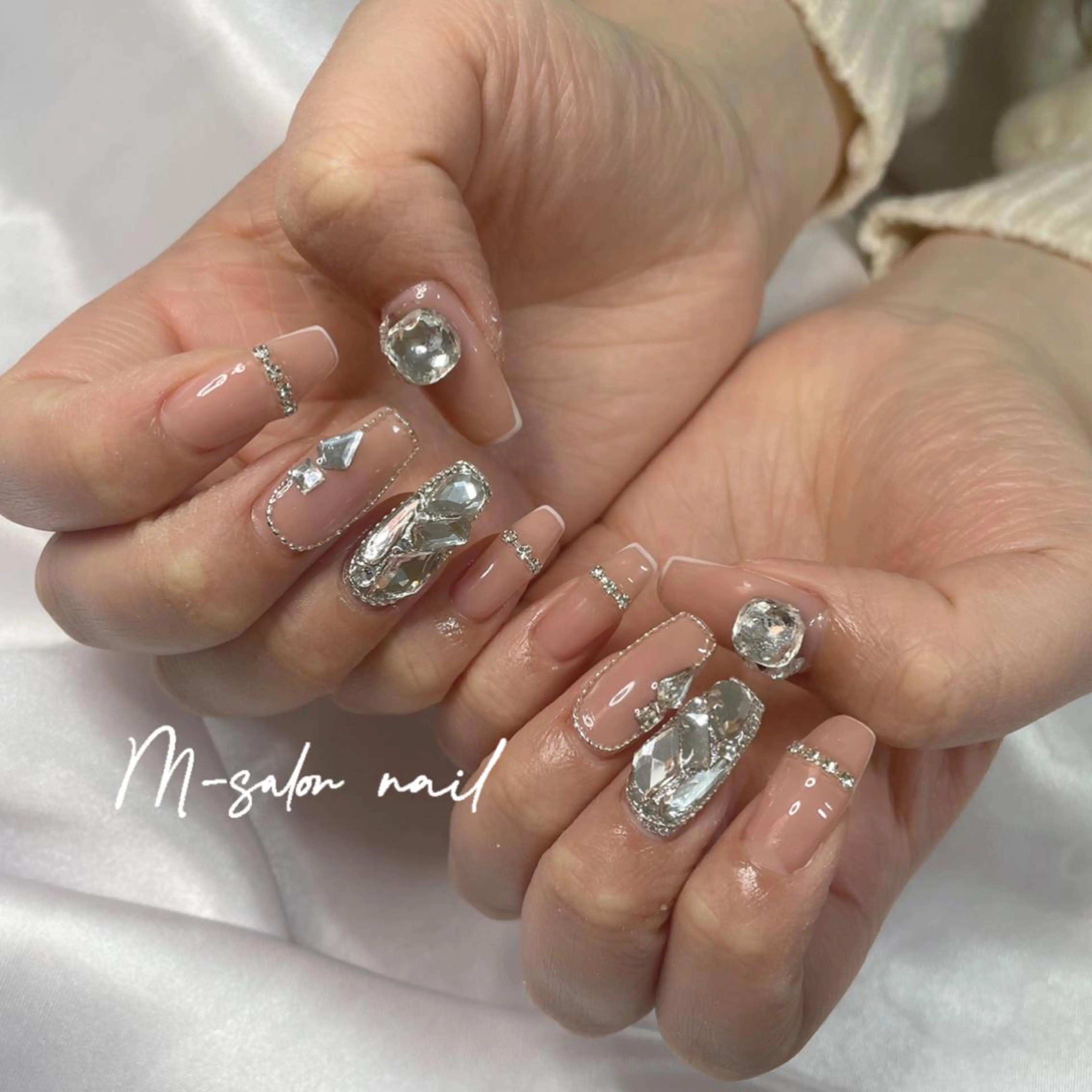 ネイル ハンドネイル 韓国/網紅/パーツ M-salonのネイルデザイン