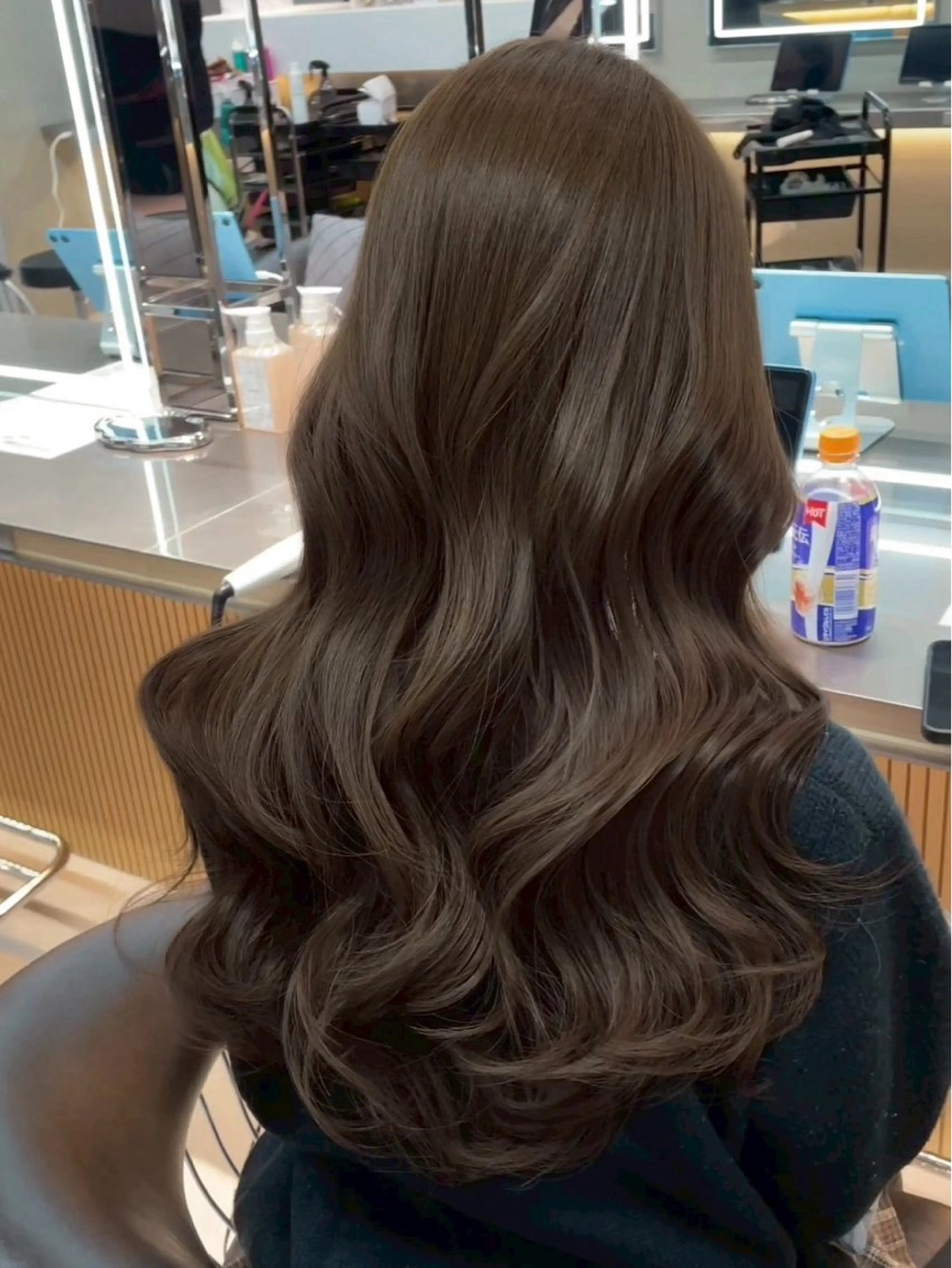ロング カラー カット ヘアカラー トリートメント 韓国ヘア×髪質改善 サロンmareのヘアスタイル