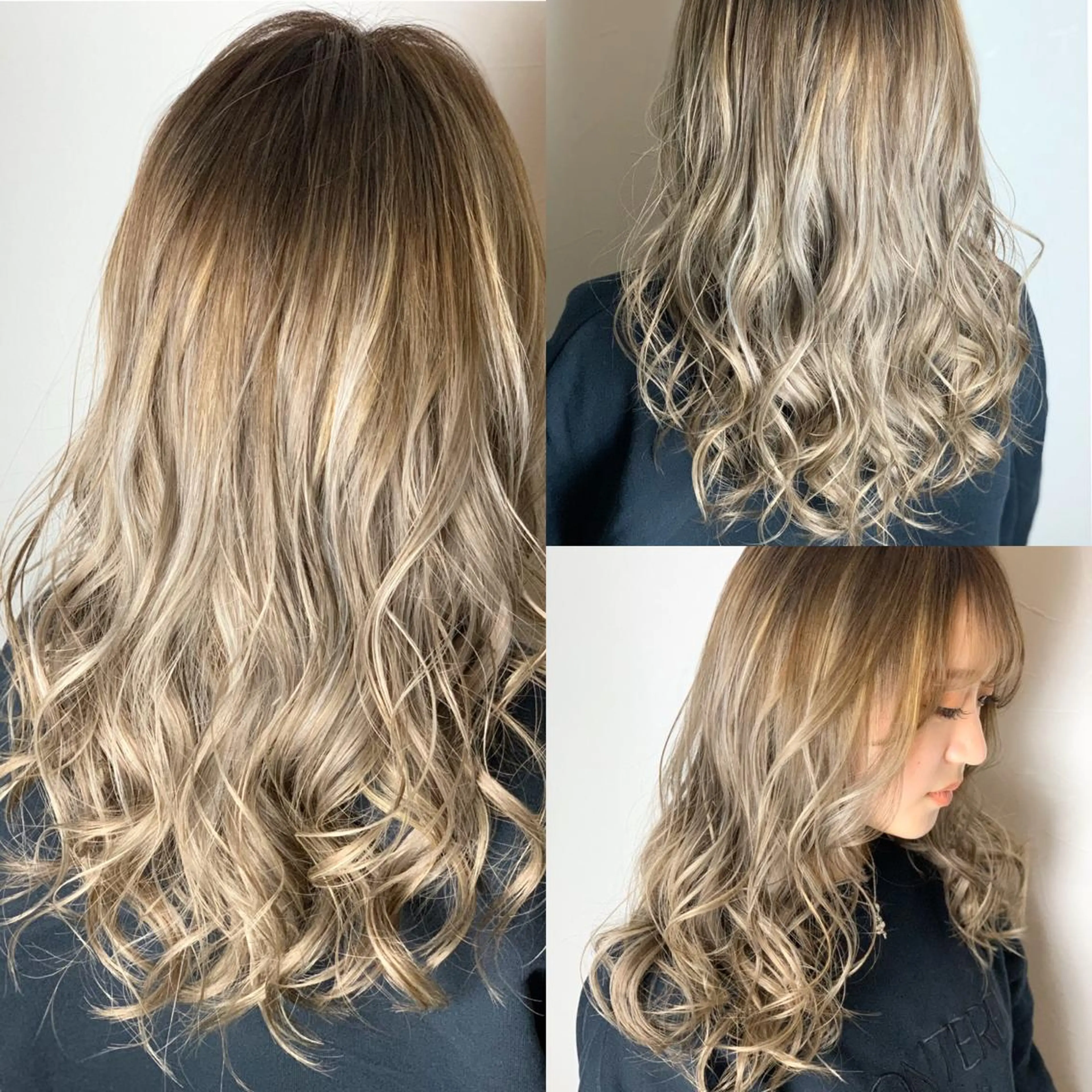 セミロング カラー ベージュカラー ブロンド ブロンドベージュ ヘアカラー トリートメント ✂️大門 巧✂️ LAFF難波店のヘアスタイル