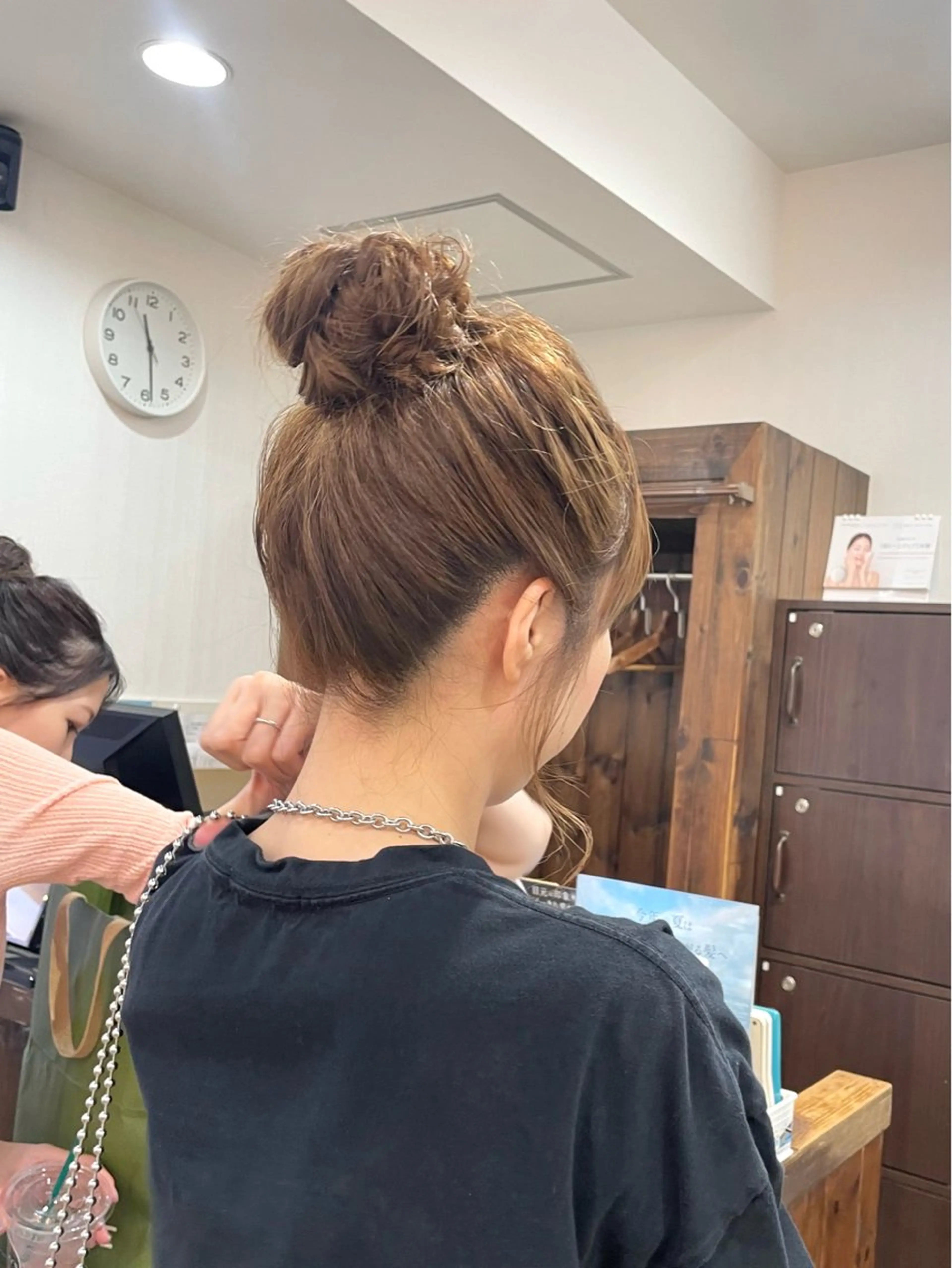 ミディアム ヘアセット 💖メンズカット モデル募集 晴香💖のヘアスタイル