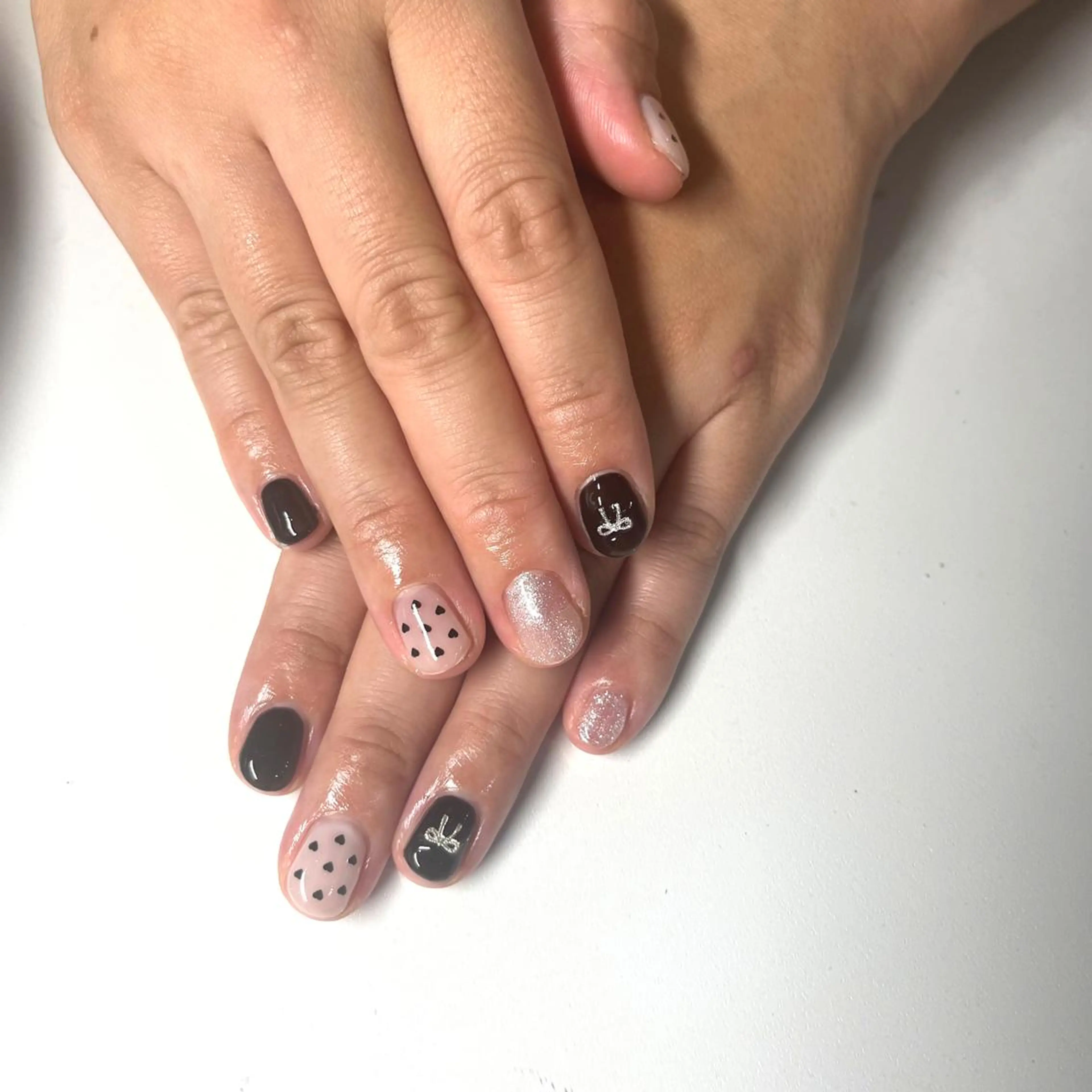 🏫ネイル学園🏫🩵アシメネイル（3色まで）🩵💅ジェルネイルHAND📴なし💅の写真