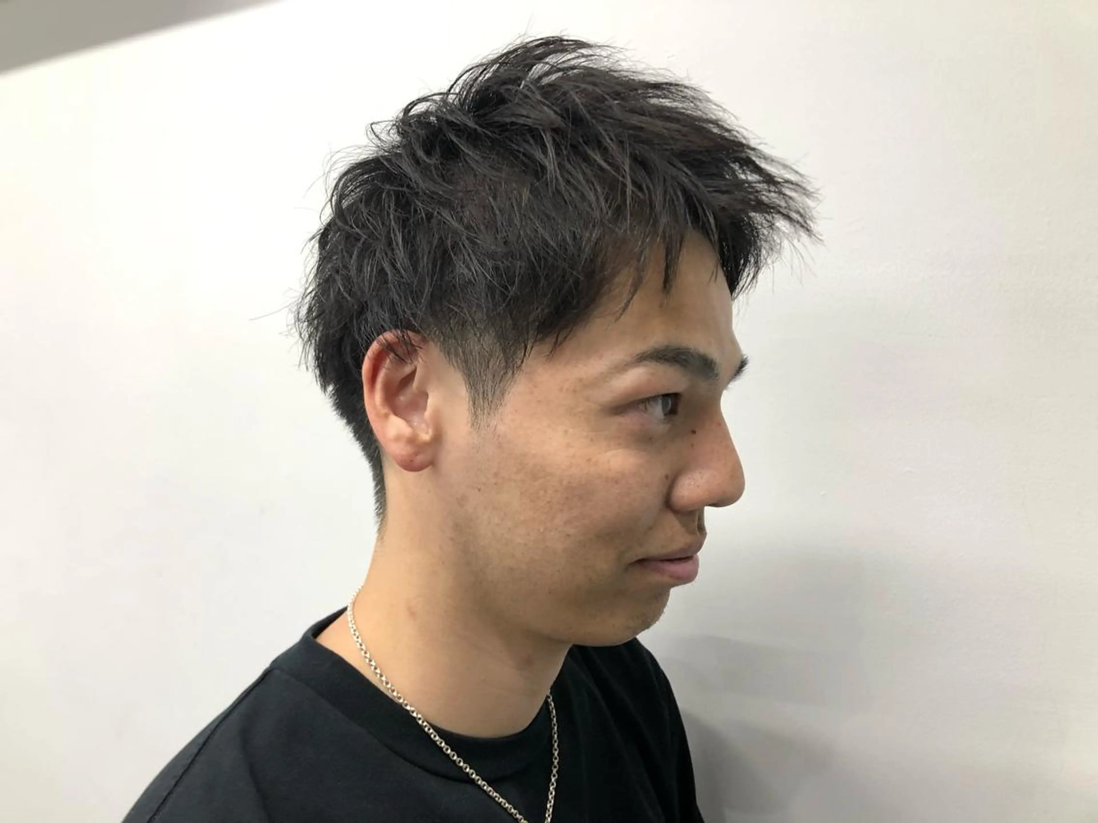 パーマ メンズ BABY 艶髪暗髪ヘア💖達人のヘアスタイル