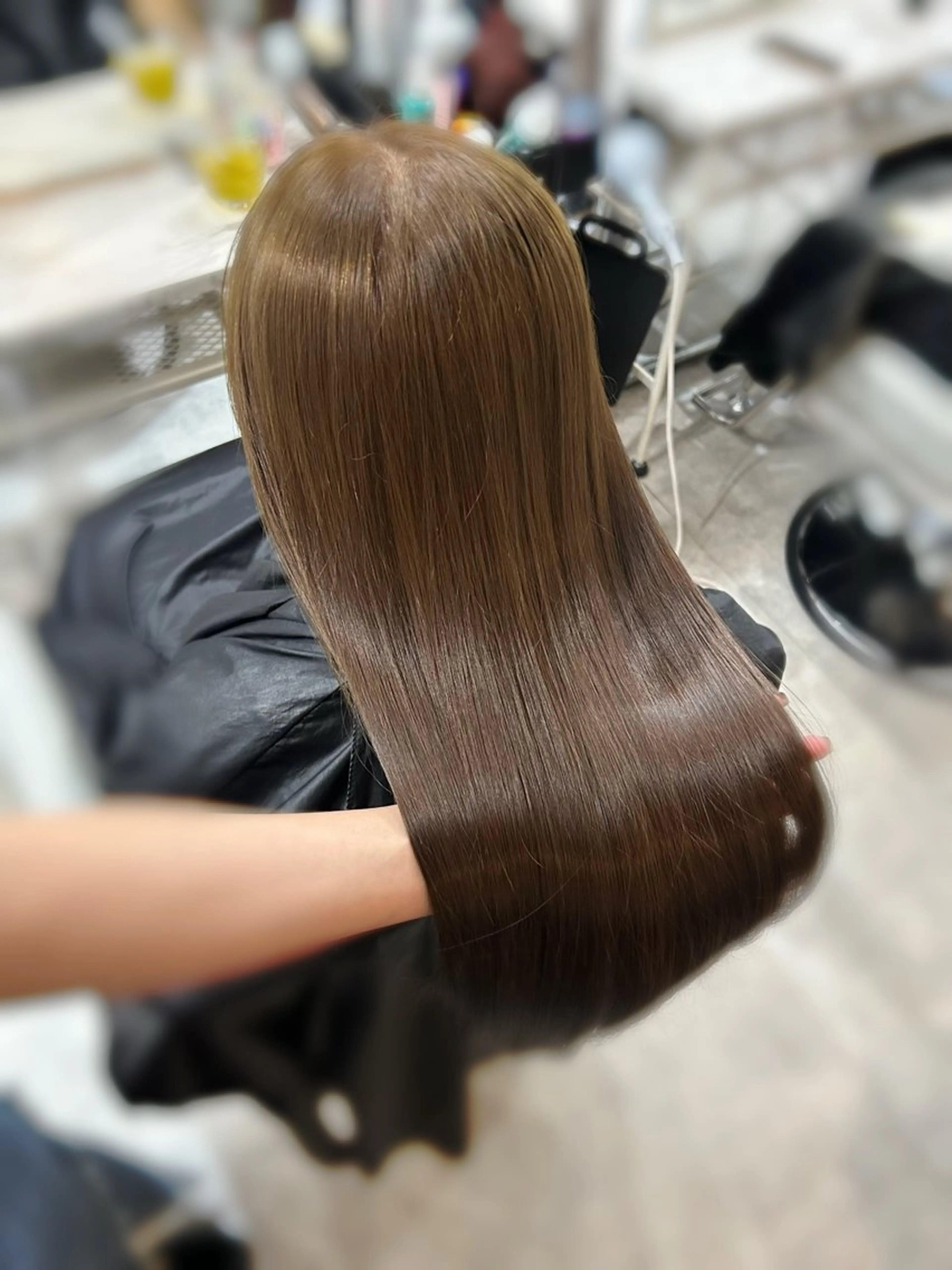 ロング ヘアカラー トリートメント ヘアセット Sakura❤︎/ 透明感カラーのヘアスタイル