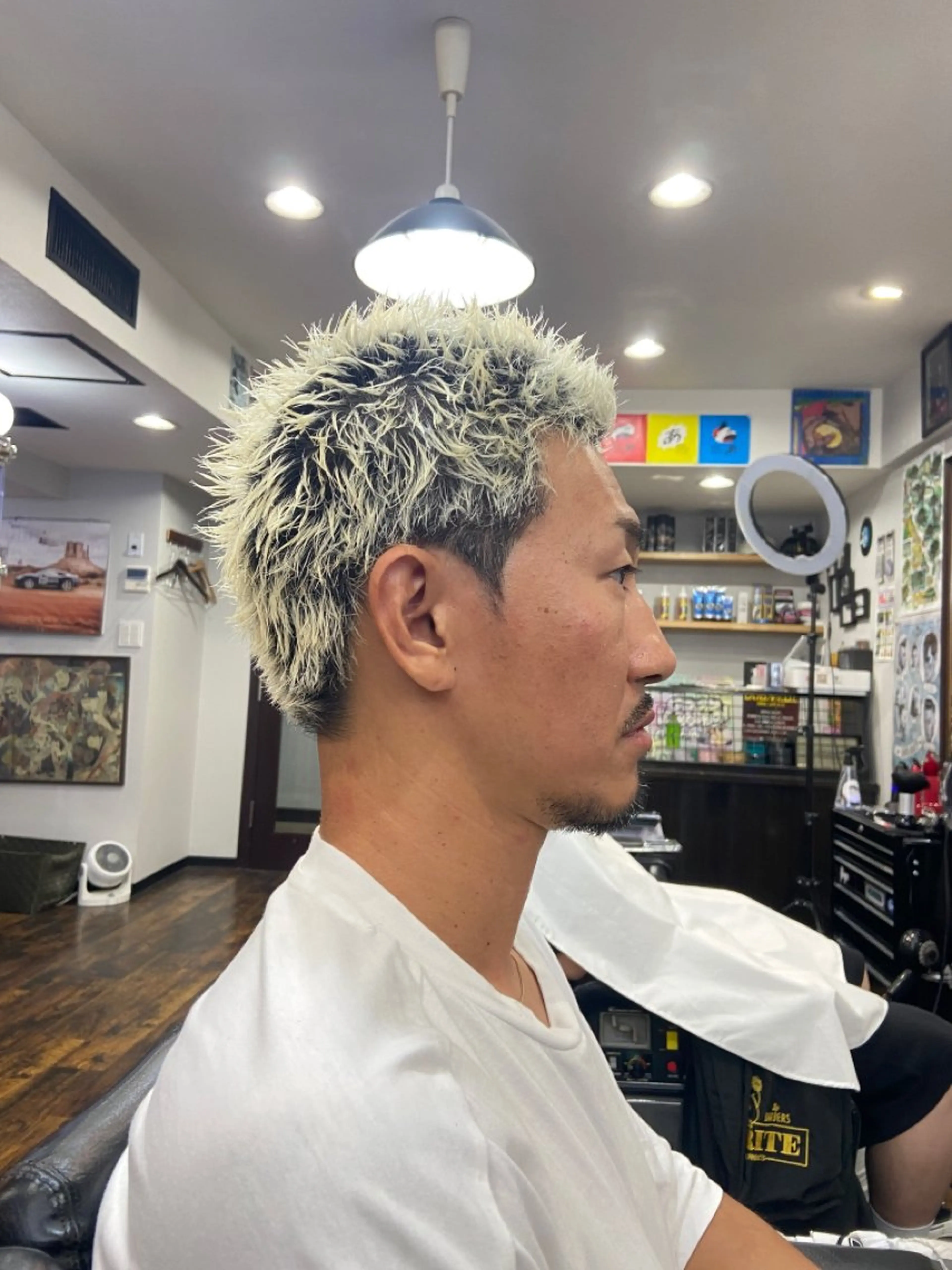 パーマ メンズ 上田理髪店所属・💈Renma💈 【fade】必見‼️のヘアスタイル