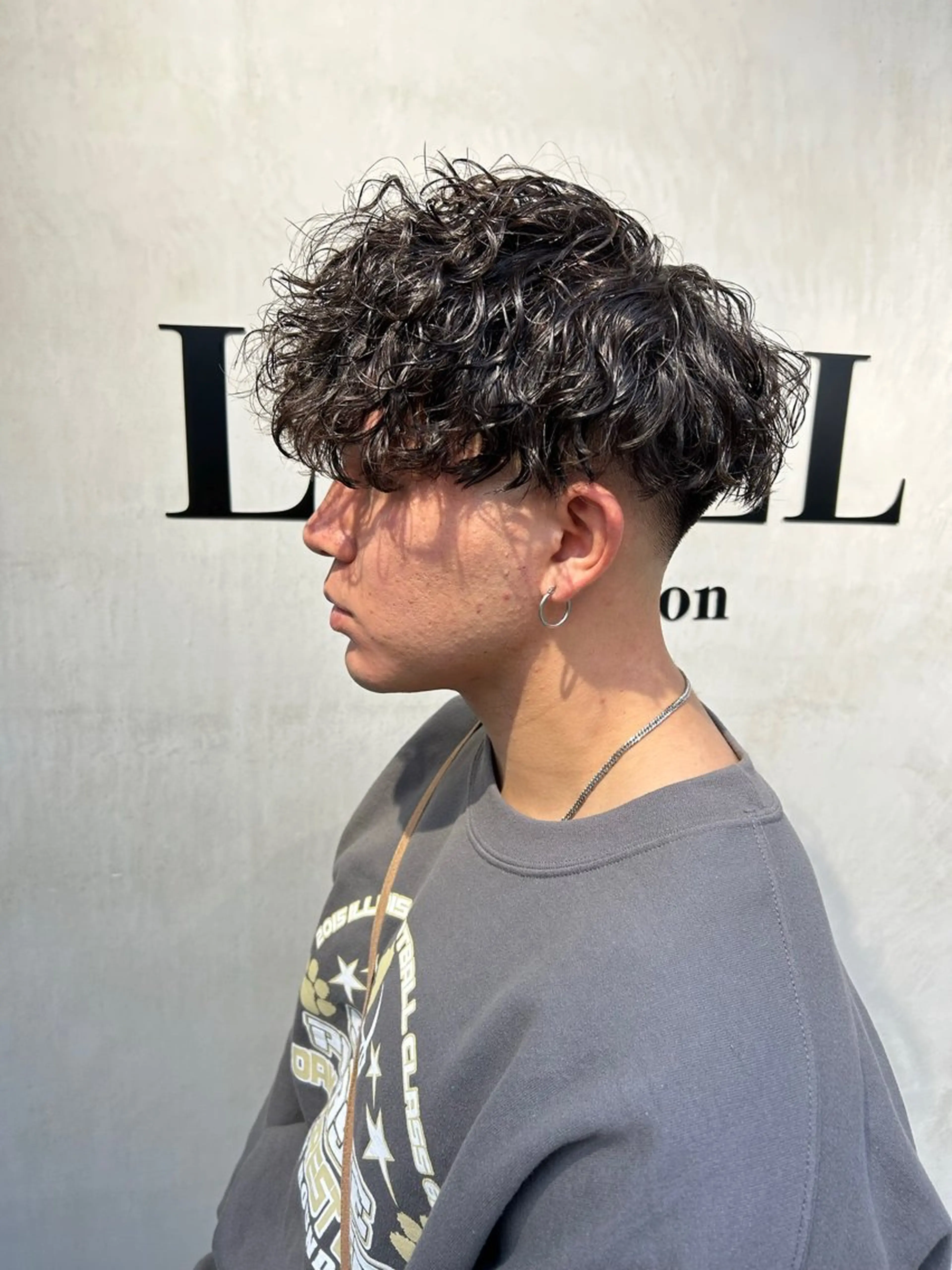 ショート パーマ メンズ 大和田 玲円/メンズ専門のヘアスタイル