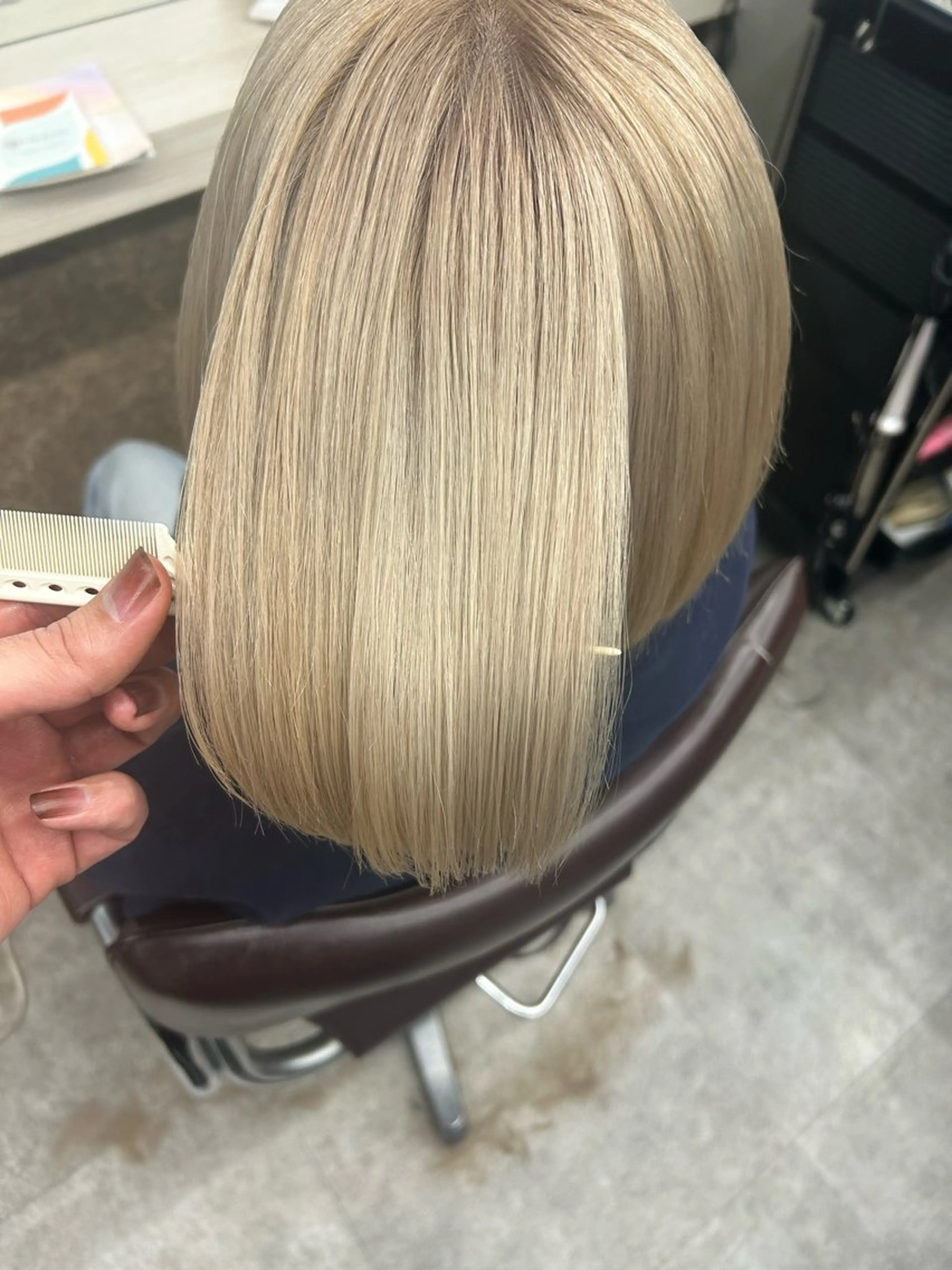 ショート ヘアカラー トリートメント 🌟艶髪🌟髪質 改善🌟ryuyaのヘアスタイル