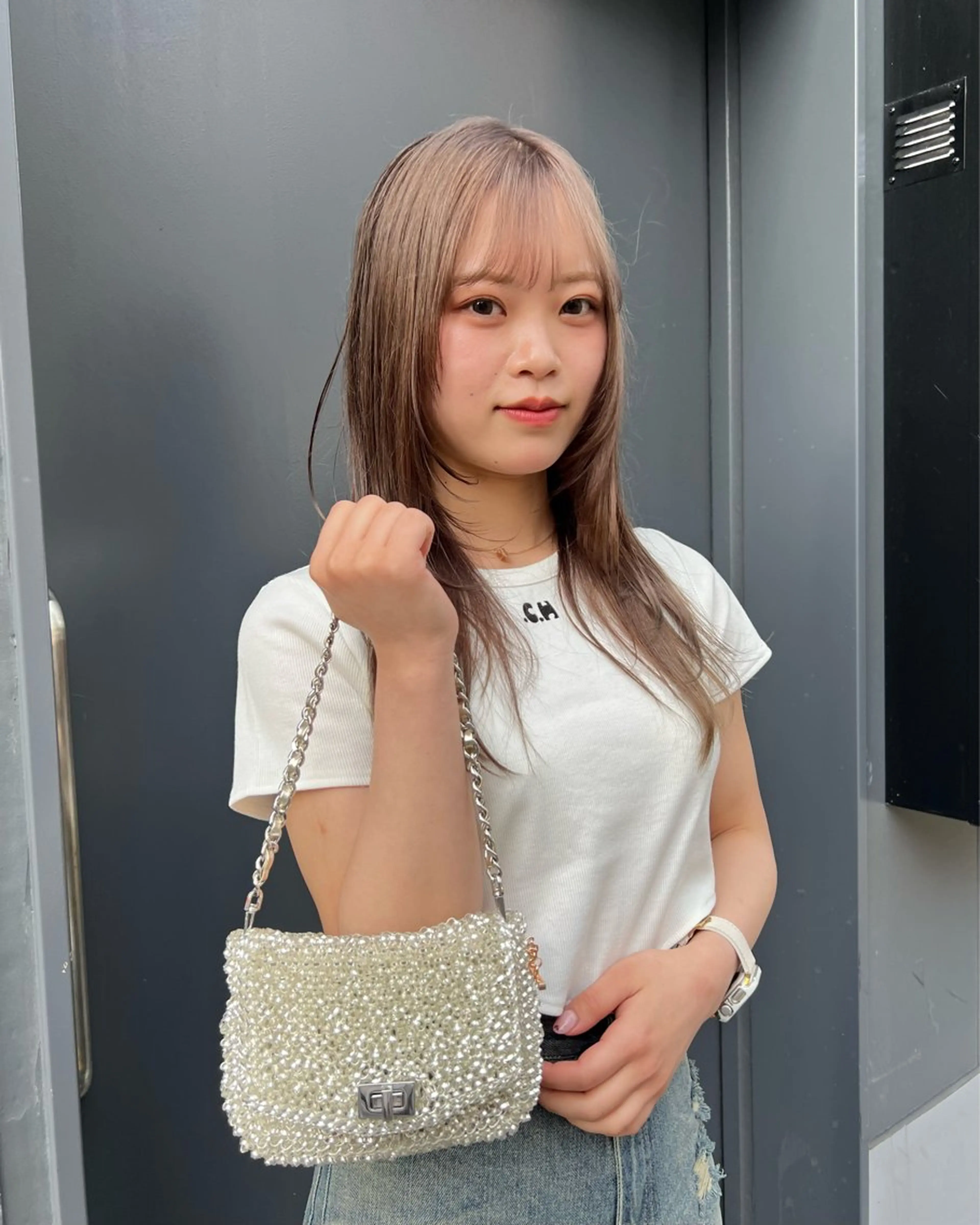 セミロング カラー ブラウンカラー 透明感カラー ヘアカラー トリートメント ヘアセット 韓国風艶カラー 🇰🇷🩶/REIのヘアスタイル