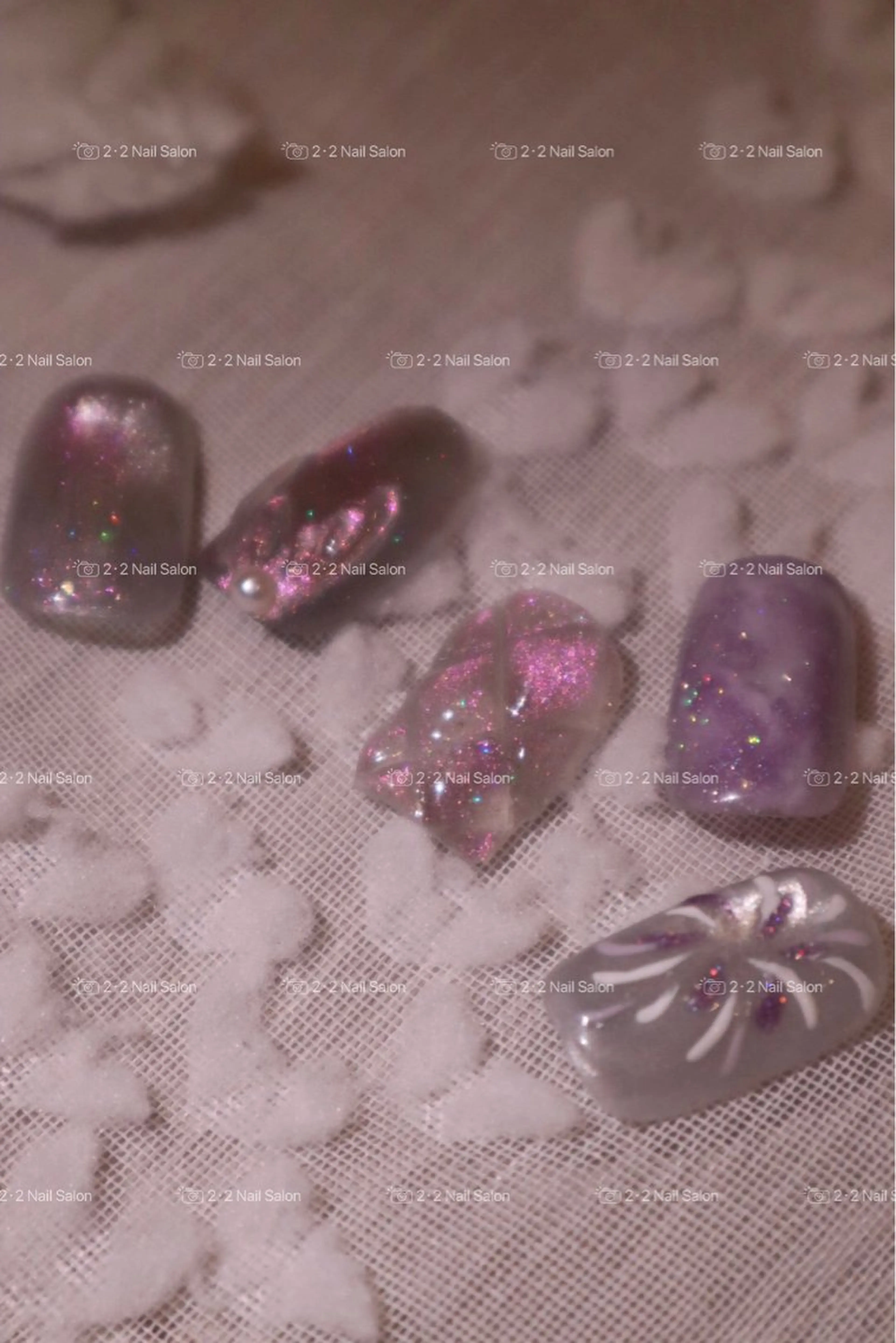 ネイル ハンドネイル 🦋y y Nail 🤍のネイルデザイン