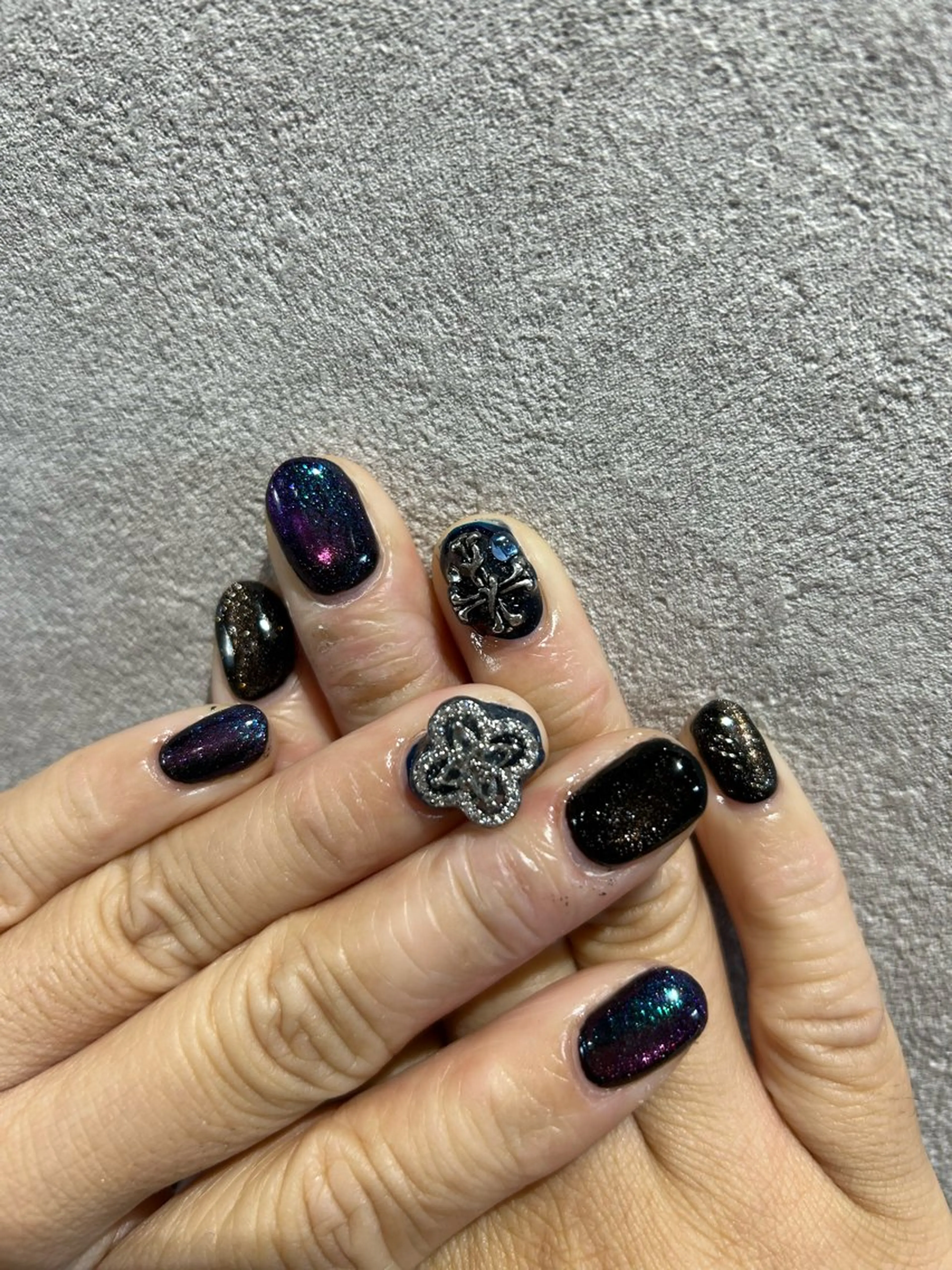 ネイル マグネットネイル 大山 なつみのネイルデザイン