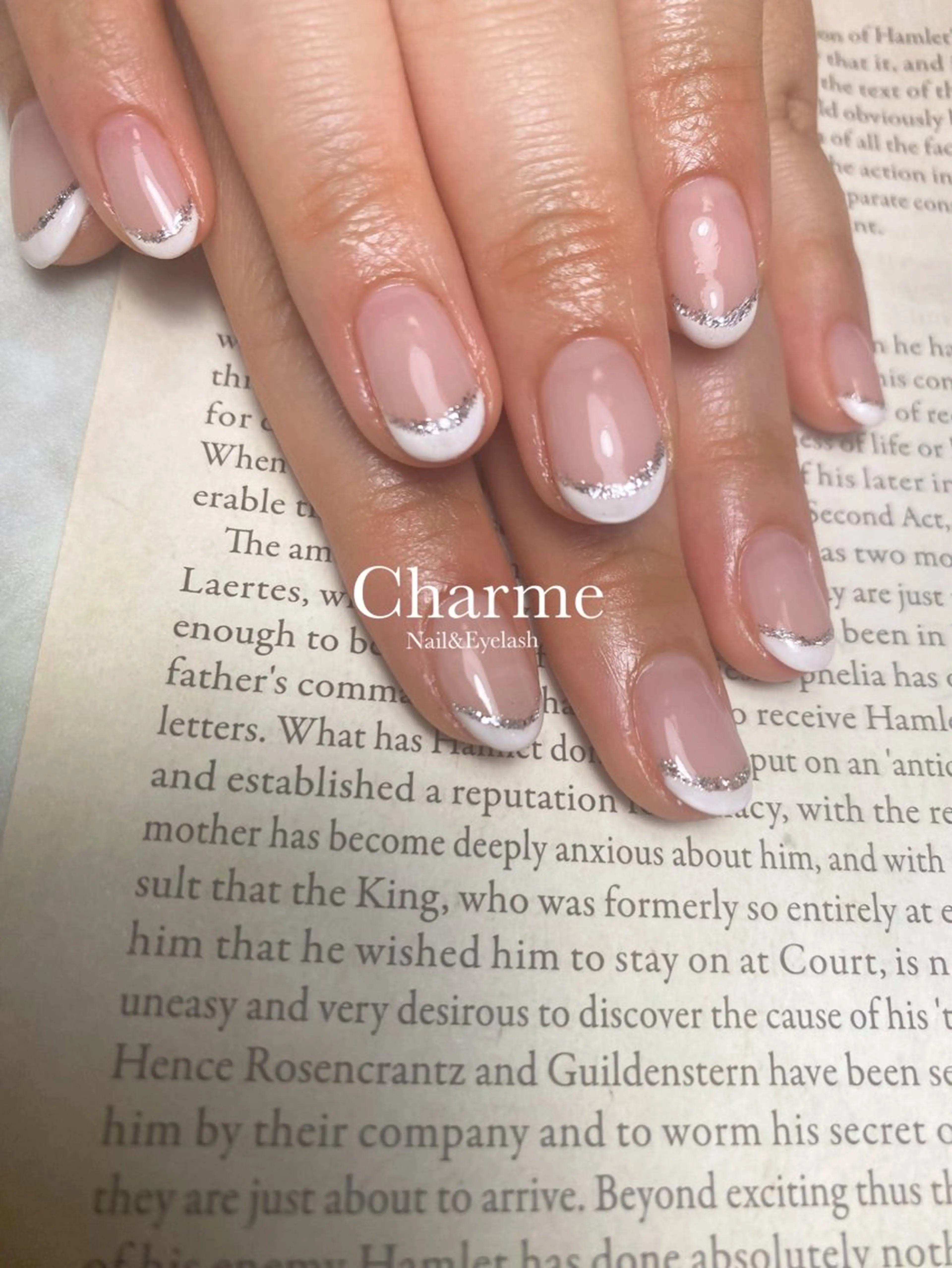 ネイル フレンチネイル ハンドネイル 🌿Charme🌿 MAIのネイルデザイン