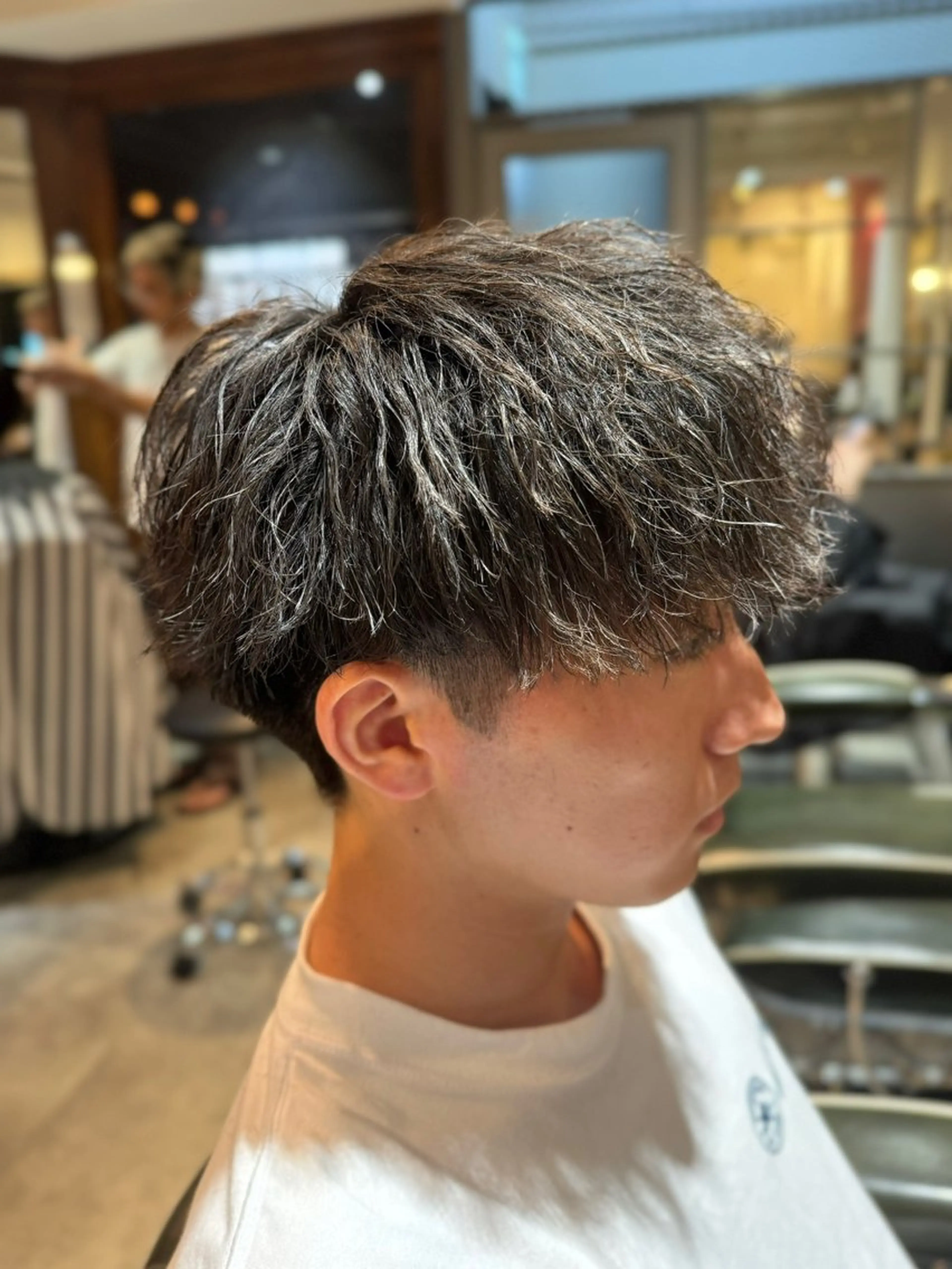 ショート パーマ カット 【⭐️men's限定 ⭐️】平田雅暉のヘアスタイル