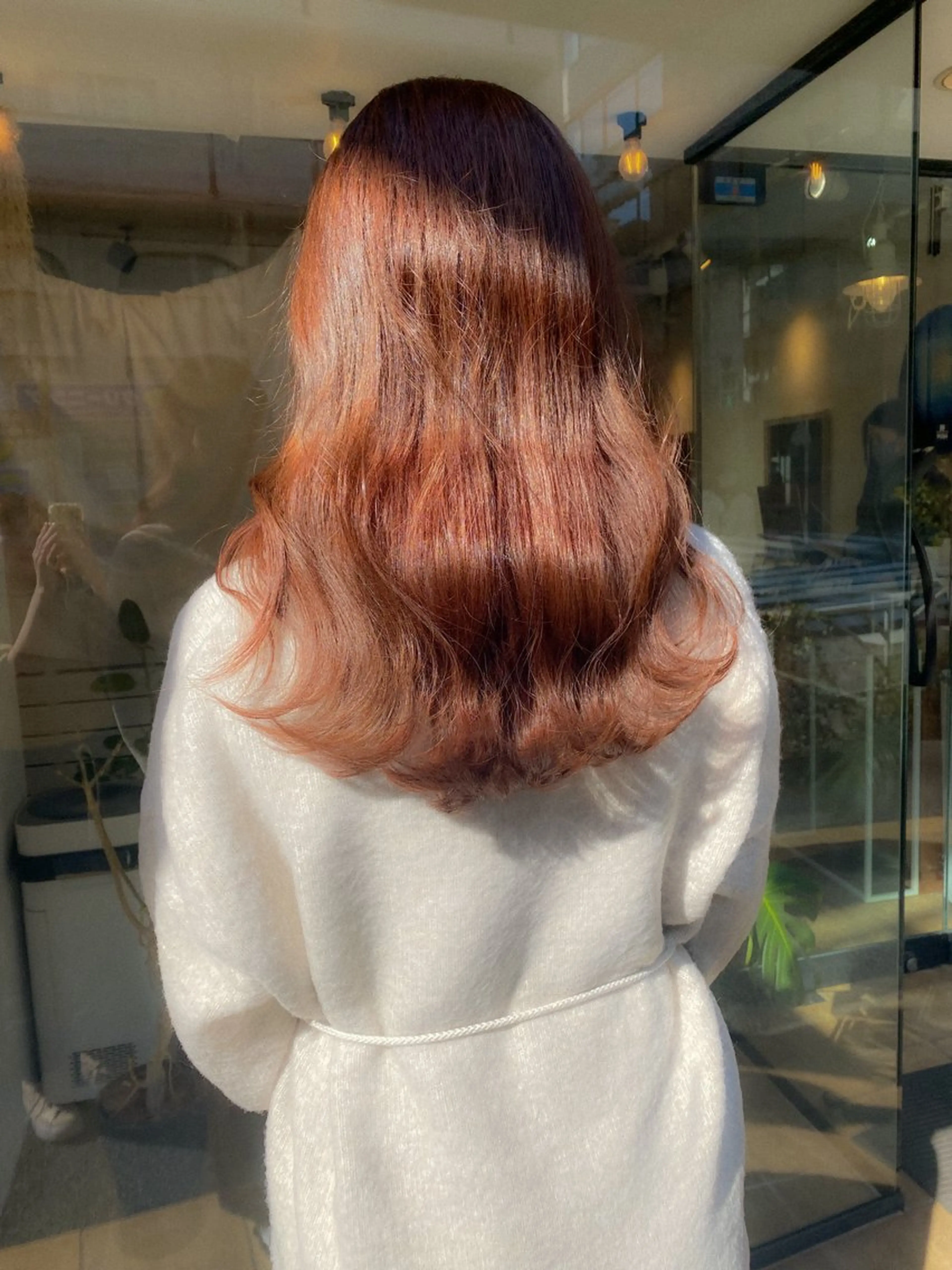 セミロング カラー Joule銀座 石山あやのヘアスタイル