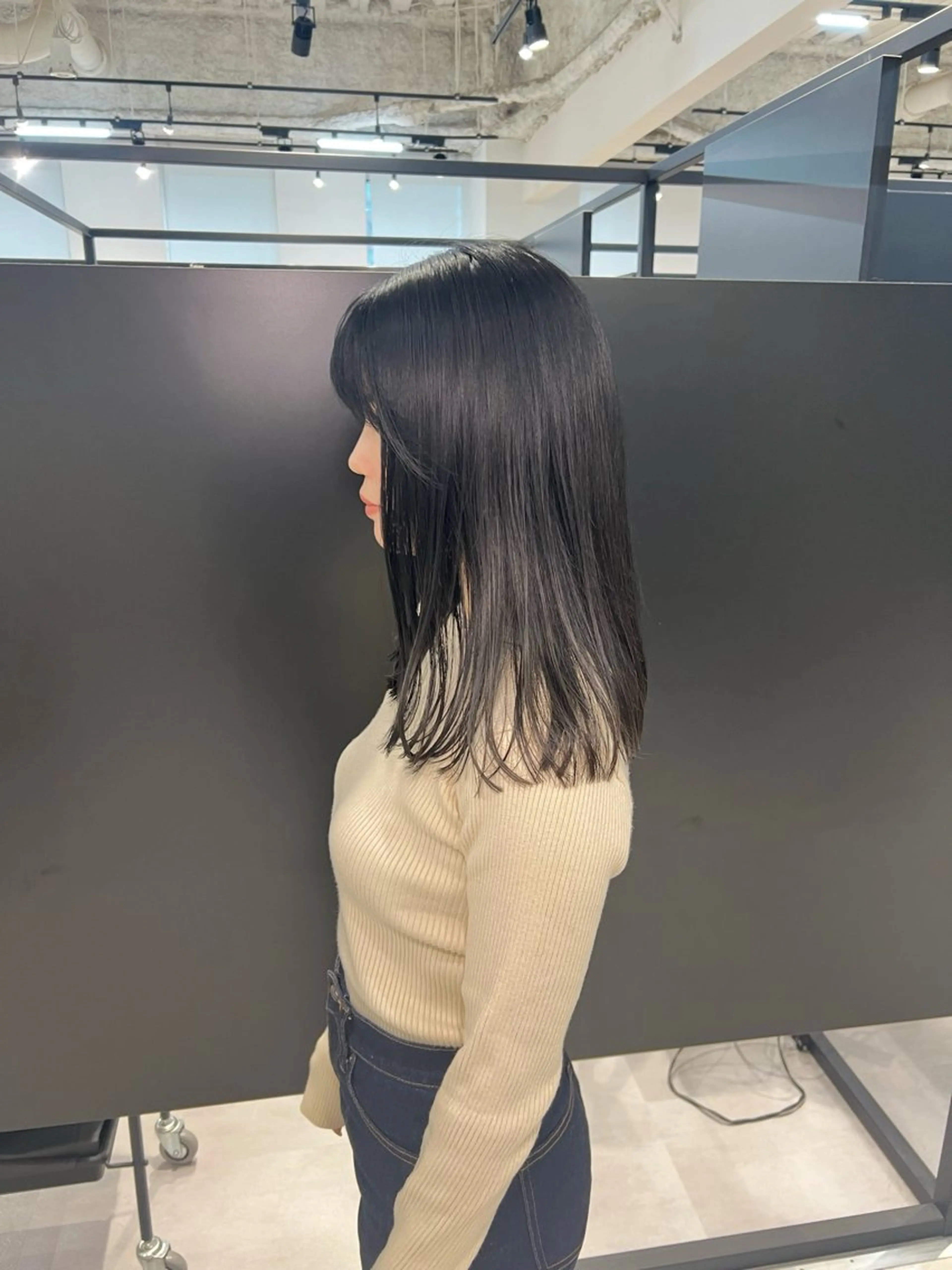 セミロング カラー カット ヘアカラー トリートメント kimika🥑 メンズ/髪質改善のヘアスタイル