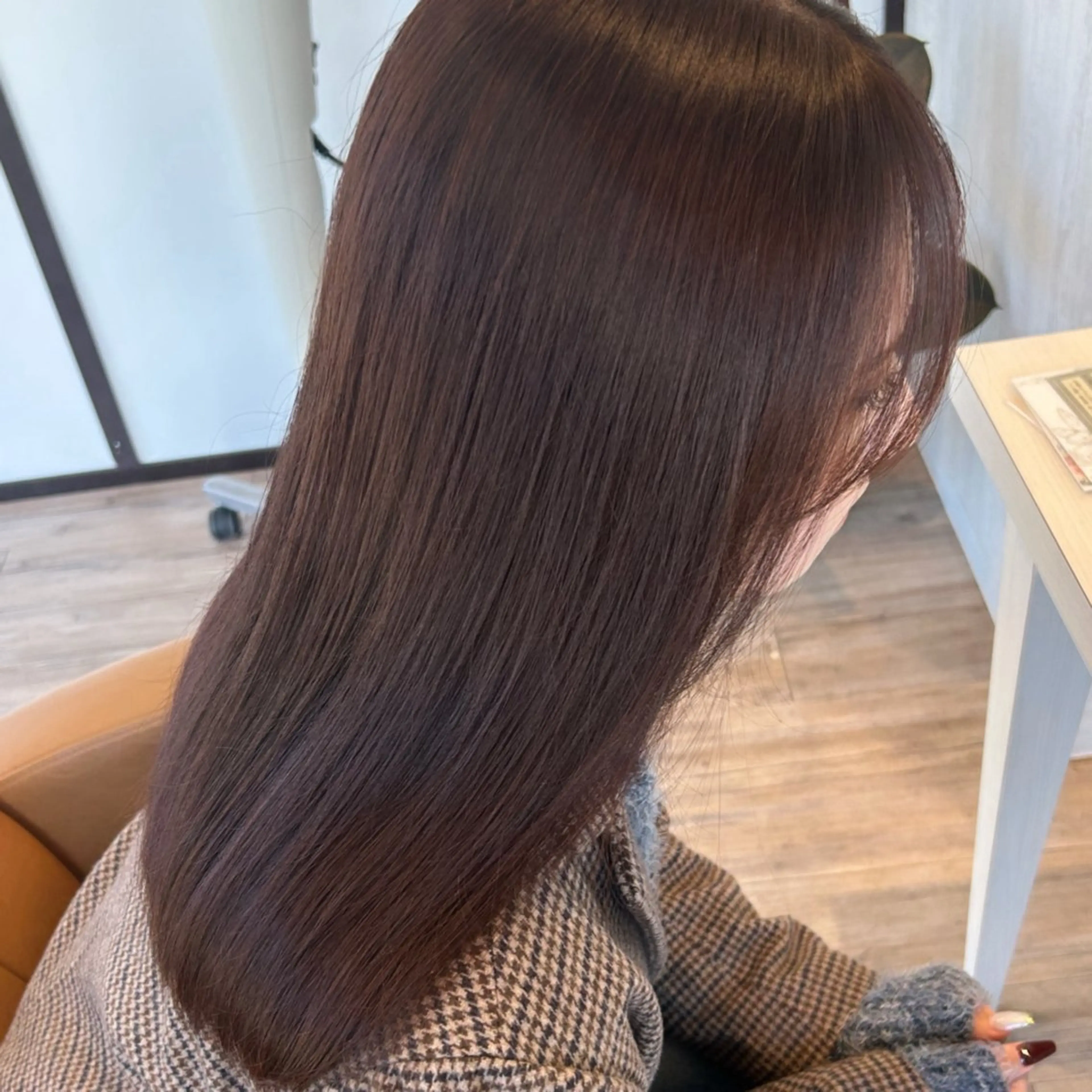 ロング ヘアカラー トリートメント 艶髪✖️透明感/ 暗髪/AOIのヘアスタイル