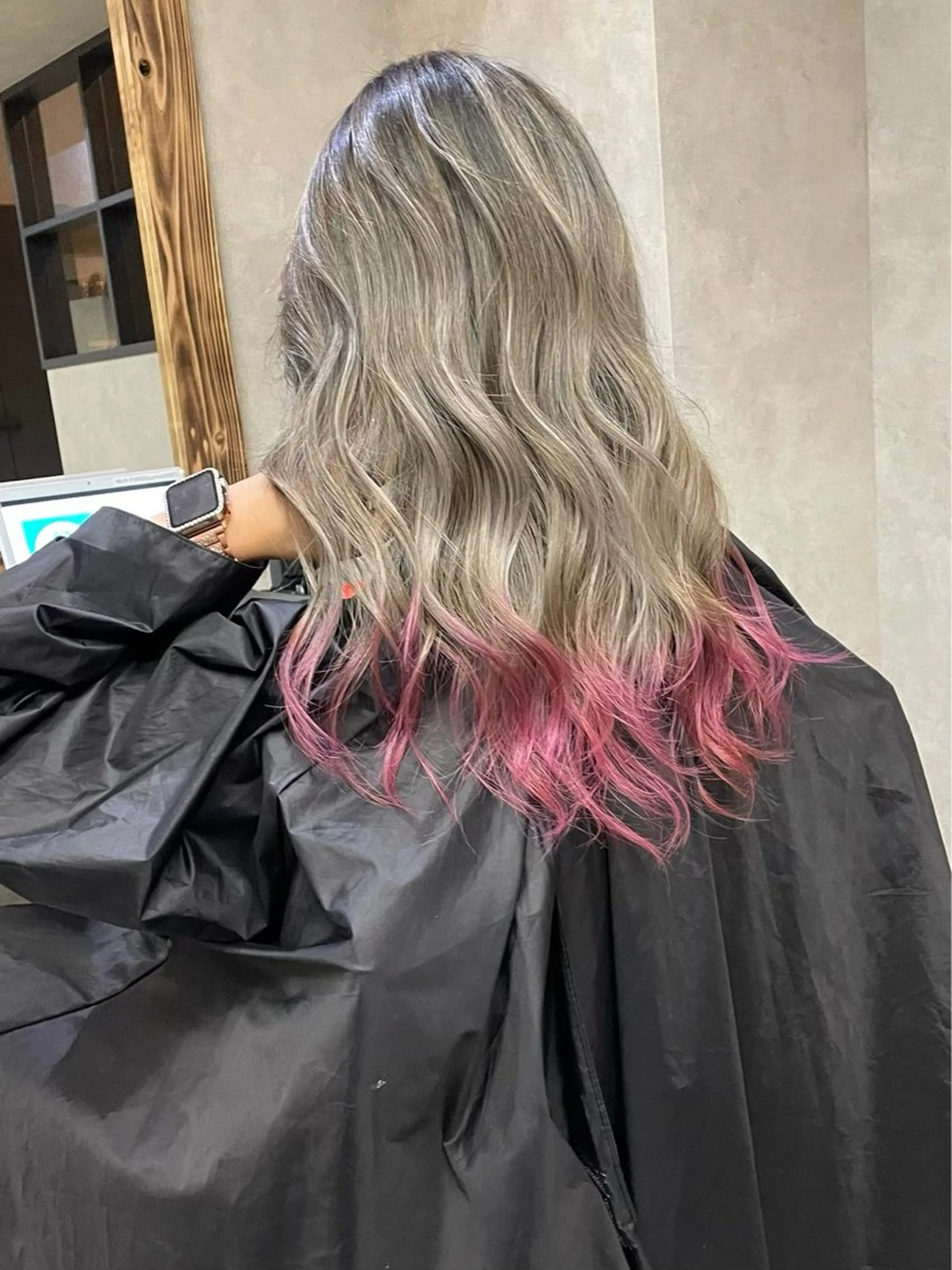 カラー バレイヤージュ ヘアカラー 💜SUNNY キララ💜のヘアスタイル