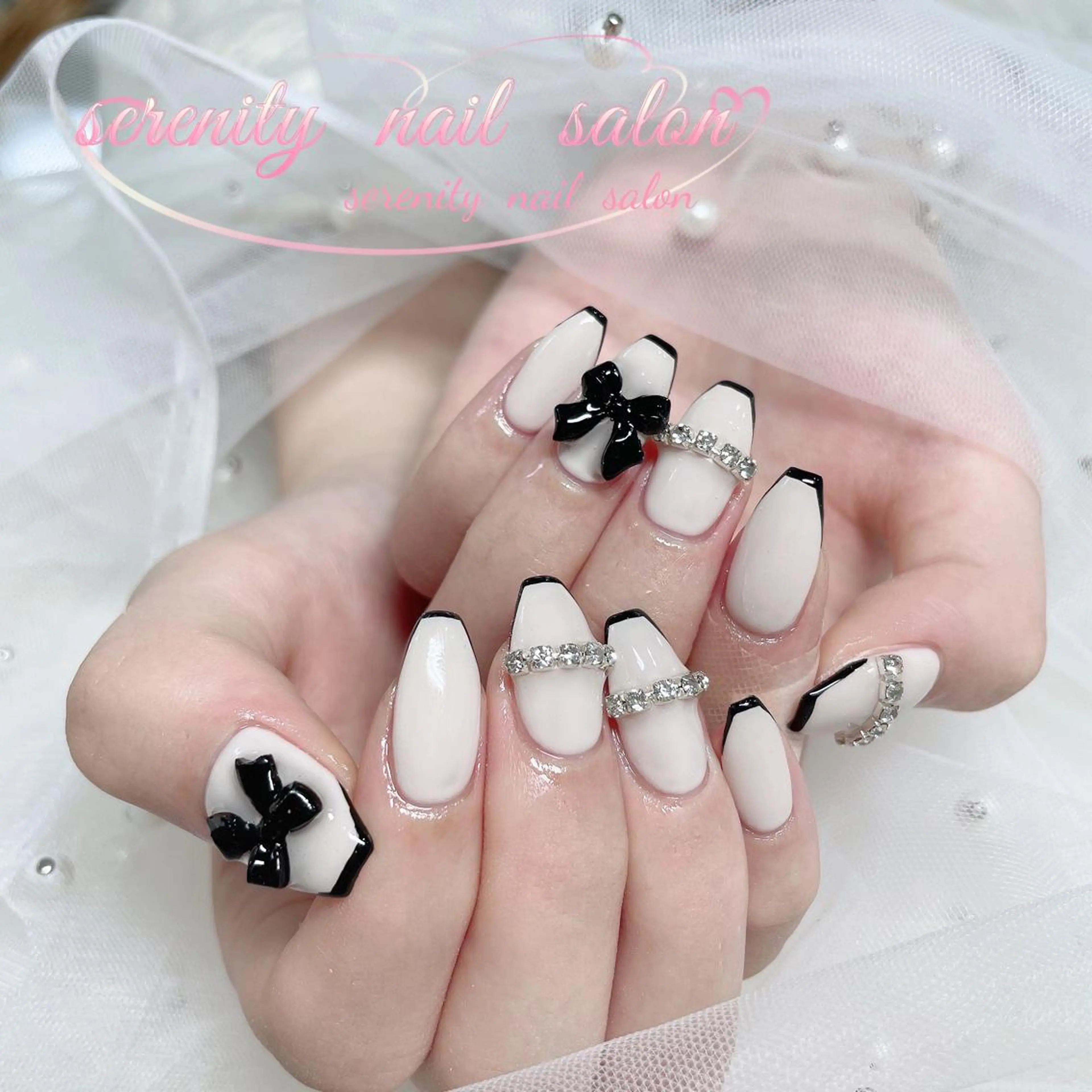 ネイル ハンドネイル ハンドケア ✨Serenity ワンホンネイルのネイルデザイン