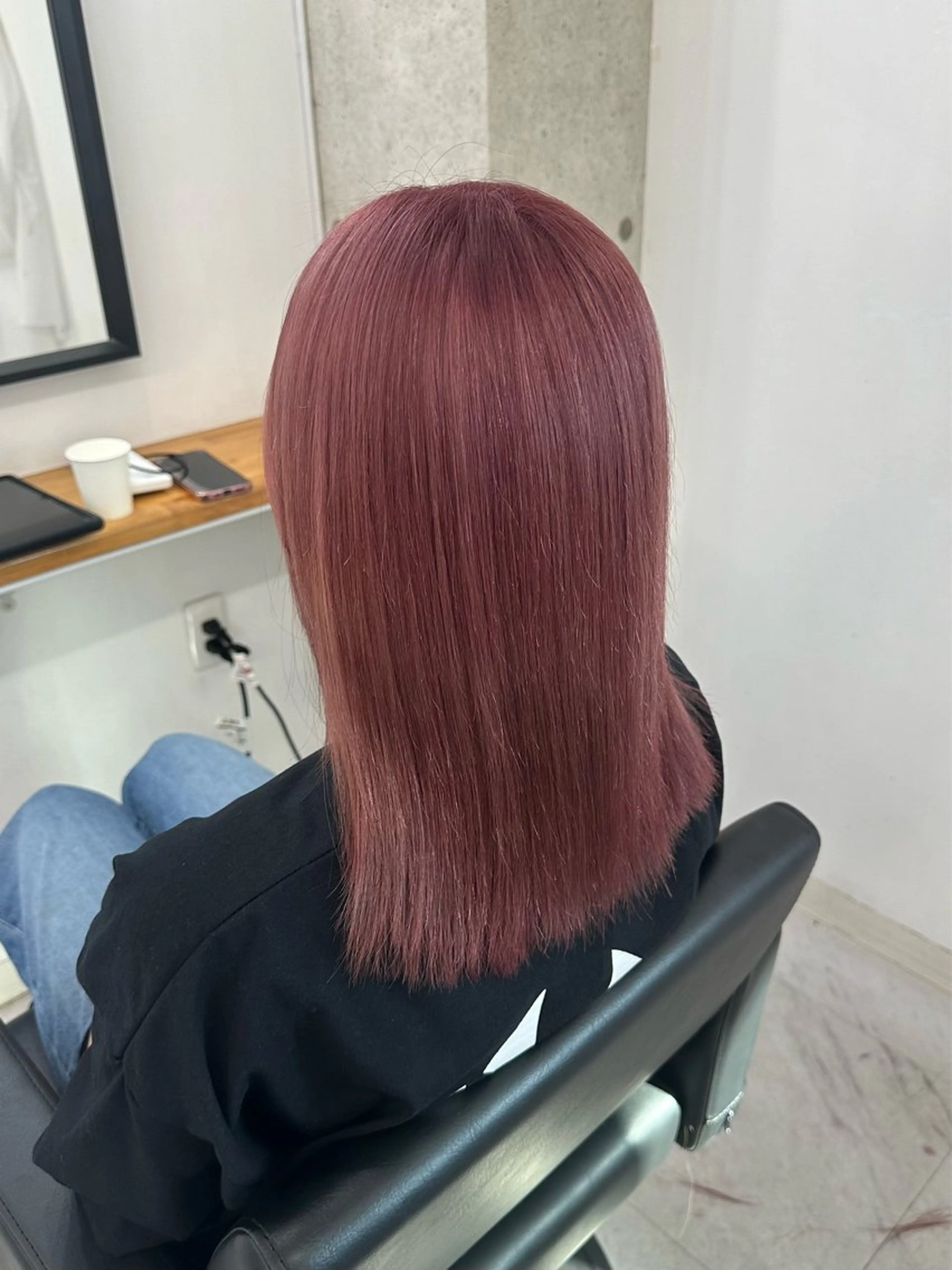 ミディアム カラー ヘアカラー GiseL宗像 HiROEのヘアスタイル