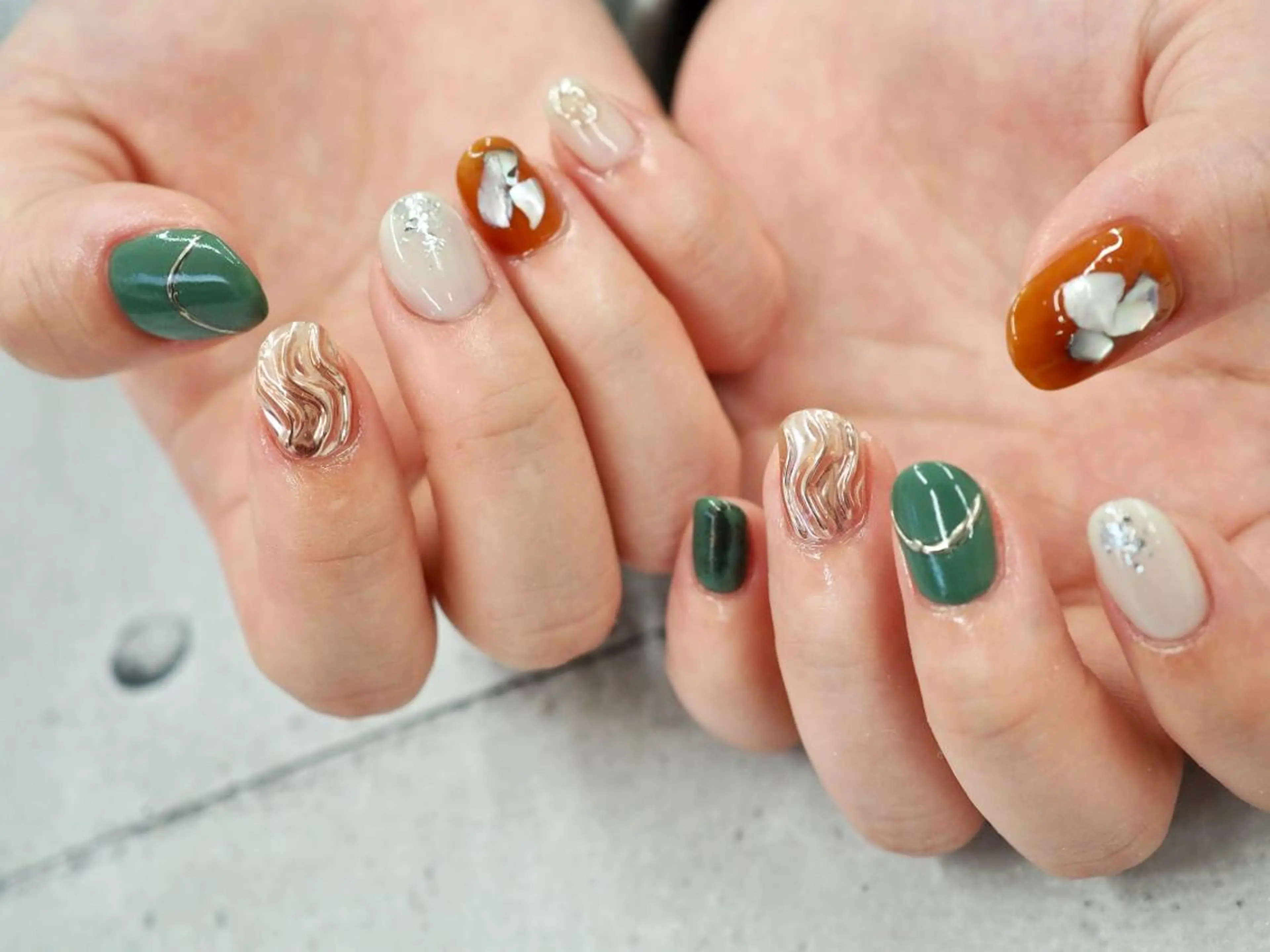 ネイル ハンドネイル Glück...所属・kohashi miwaのネイルデザイン