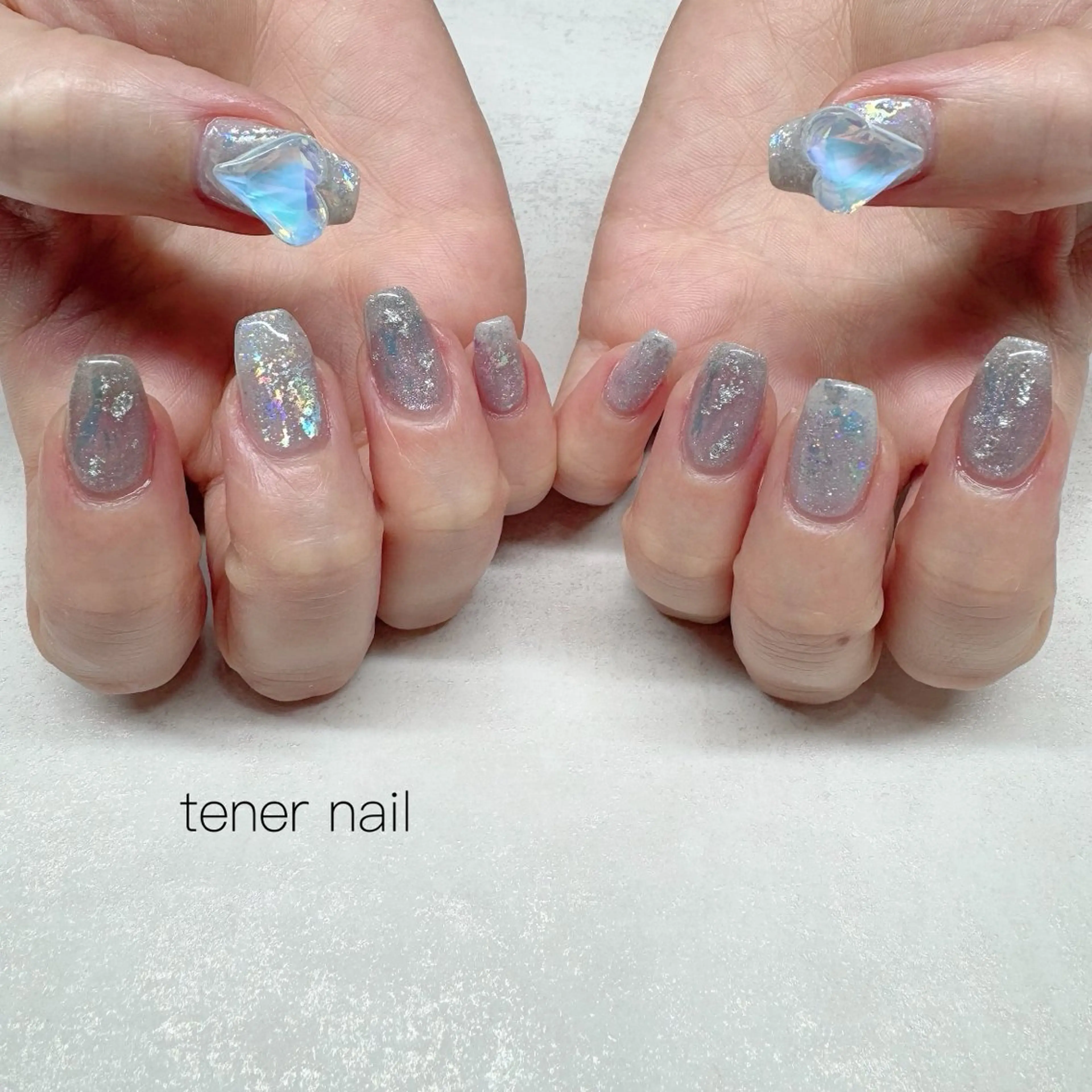 ネイル ハート ハンドネイル tener  nail  テネルネイル所属・テネルネイル tener nailのネイルデザイン