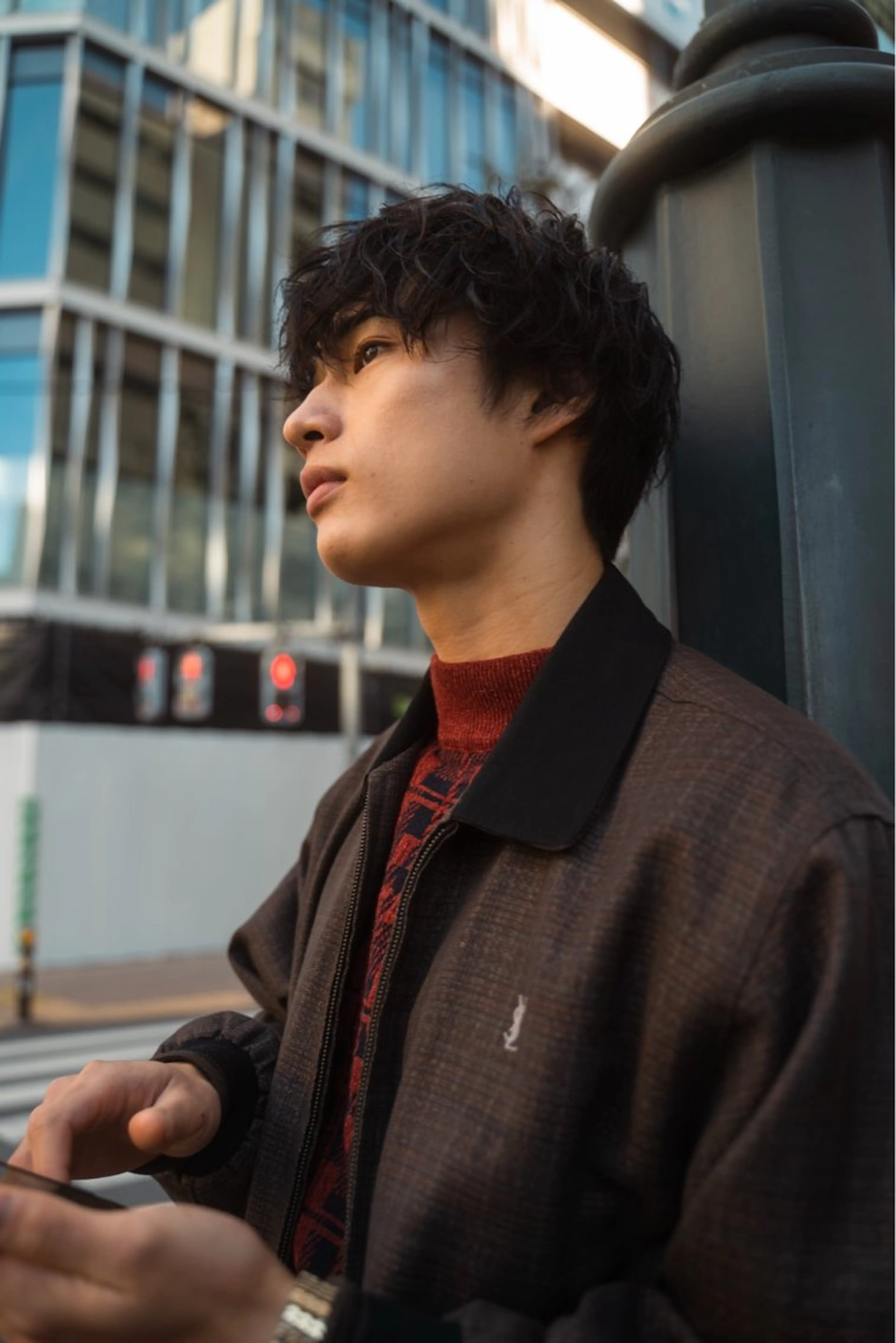 メンズ green登戸所属・GINJI ブリーチ　ハイトーンのヘアスタイル