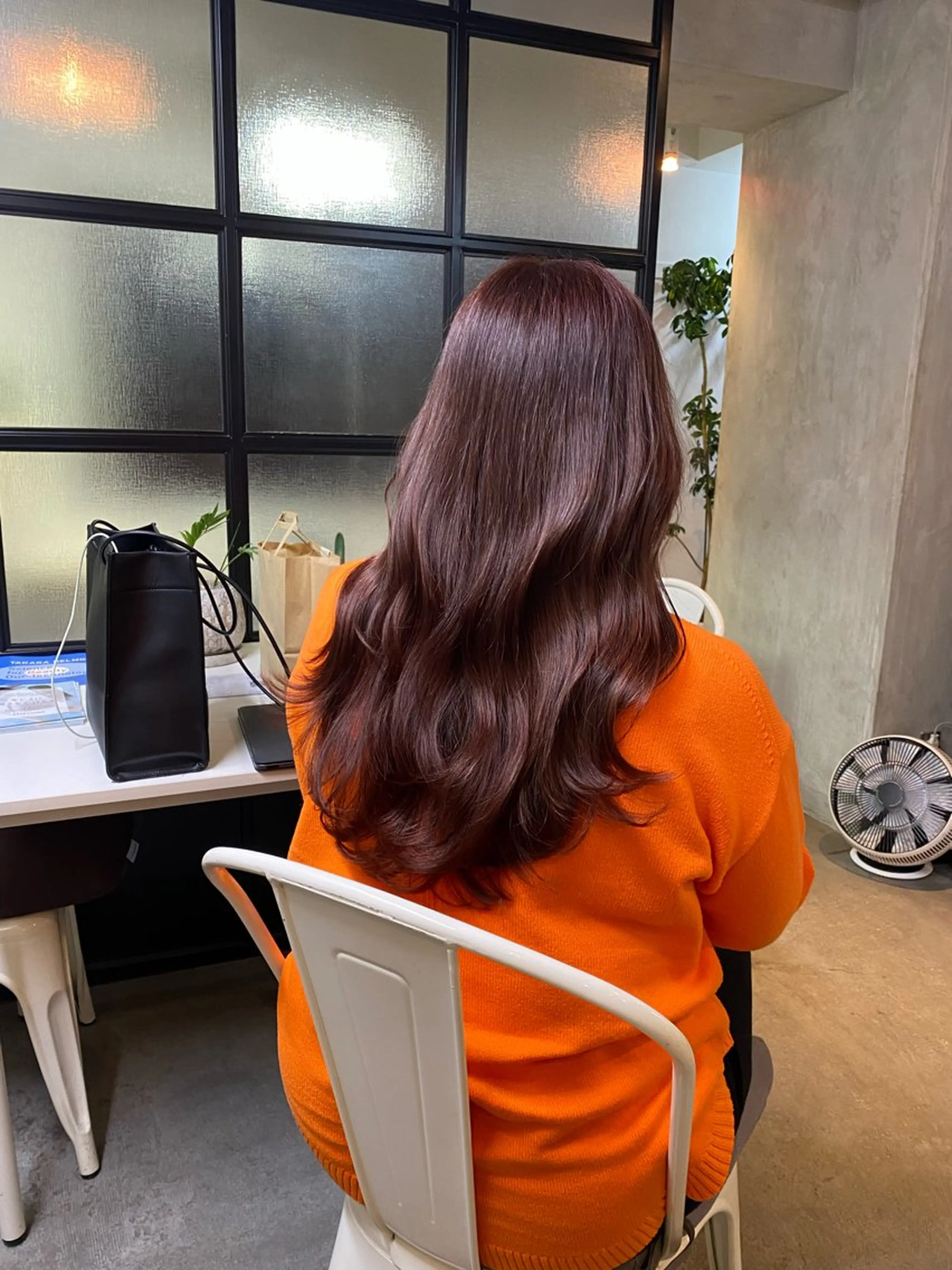 ロング カラー 飯田 晟恭のヘアスタイル