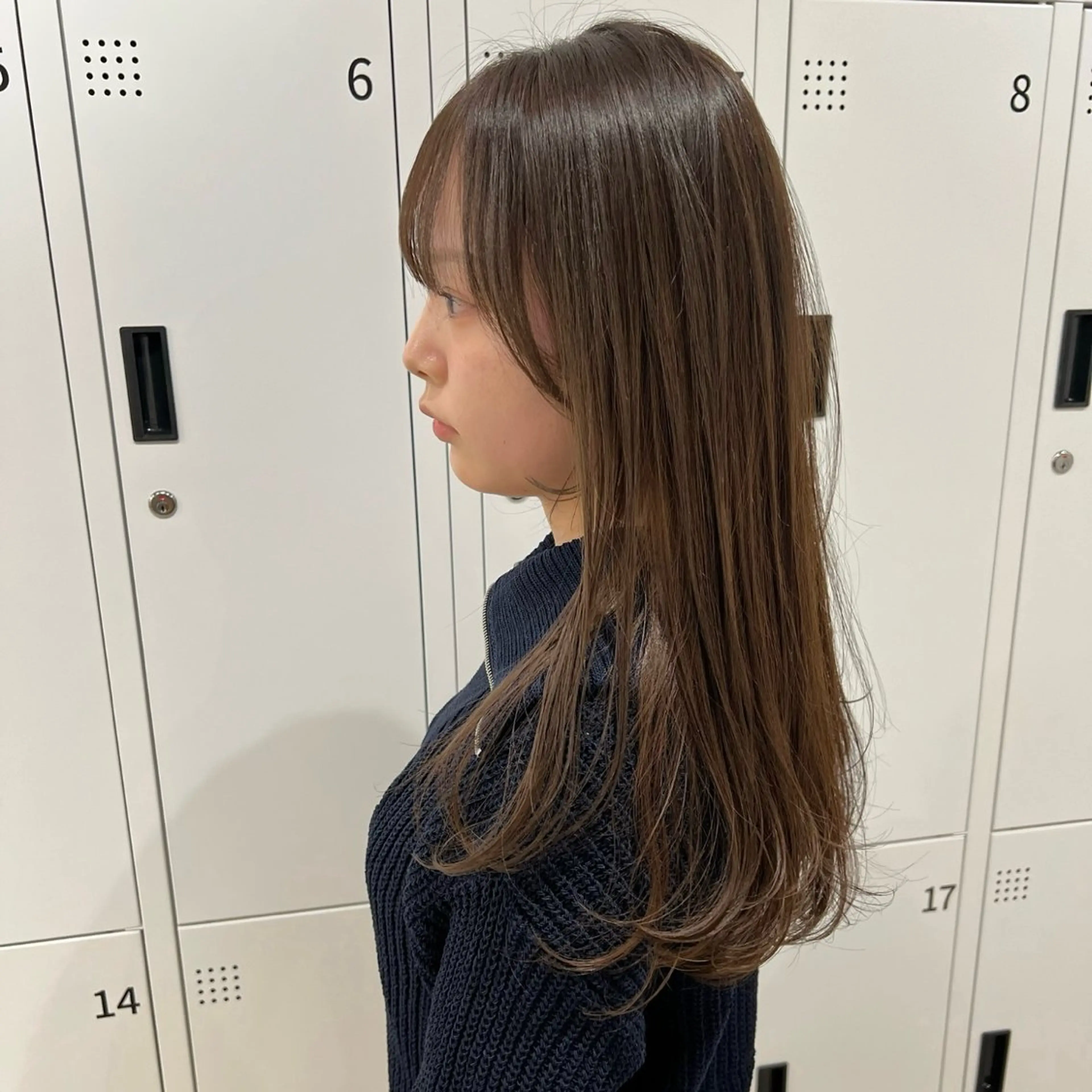 ロング レイヤーカット 似合わせカット 小顔カット カット 三宅 昌太のヘアスタイル