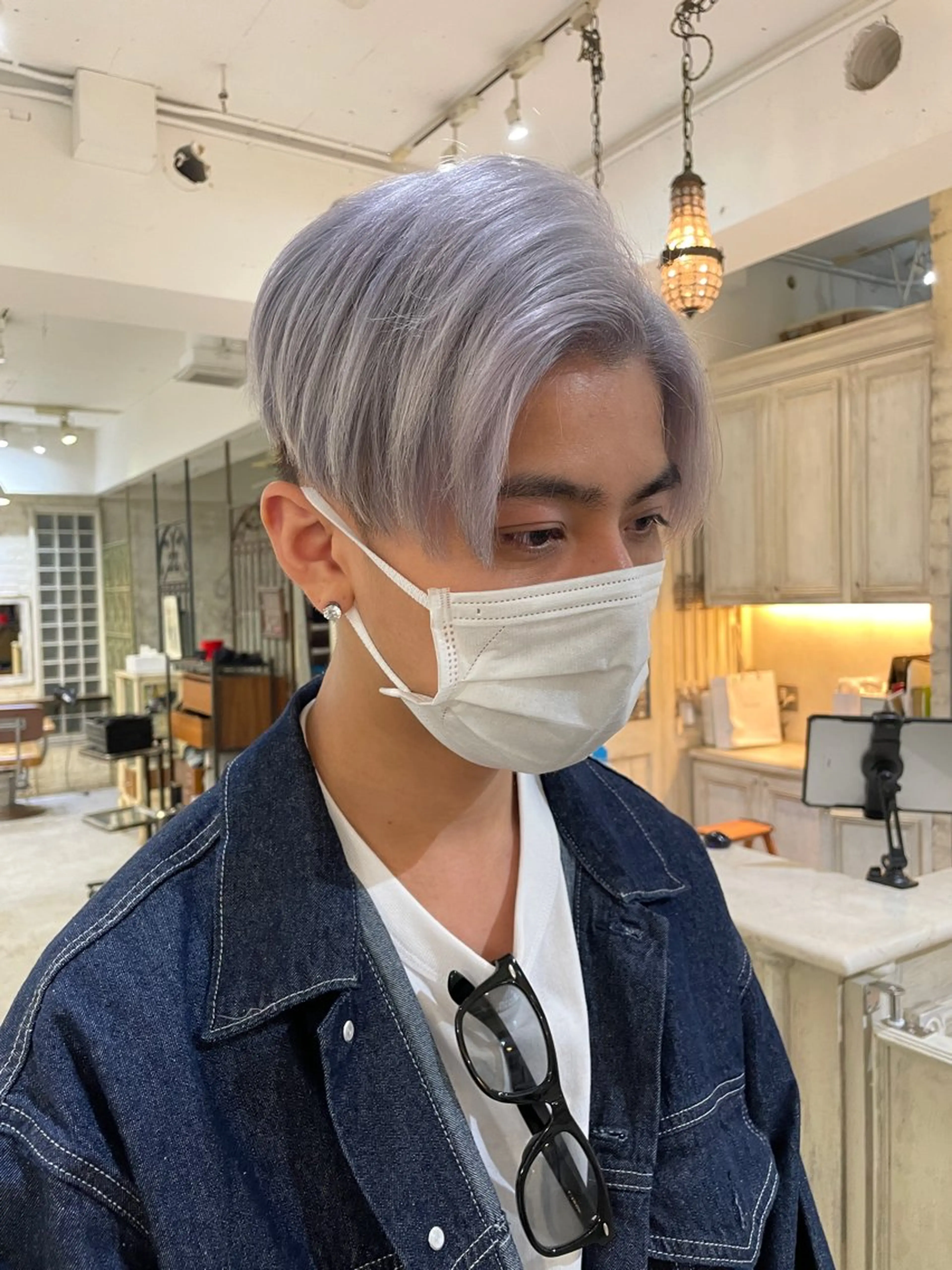 ショート カラー ハイトーンカラー MINX青山店所属・結莉/ボブ/ 縮毛矯正のヘアスタイル