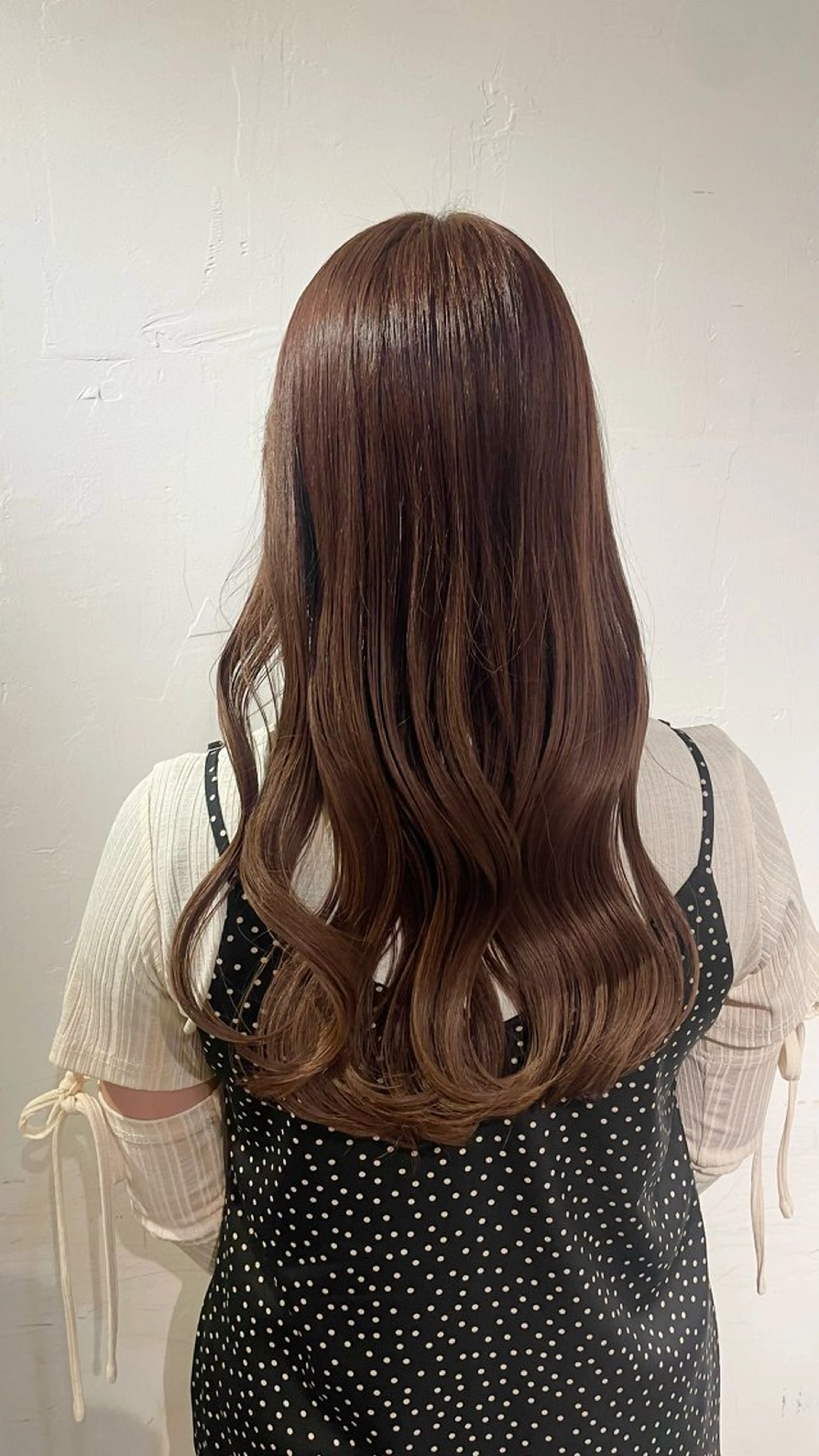 ロング カラー ミルクティーベージュ 新潟万代/MANA♡のヘアスタイル