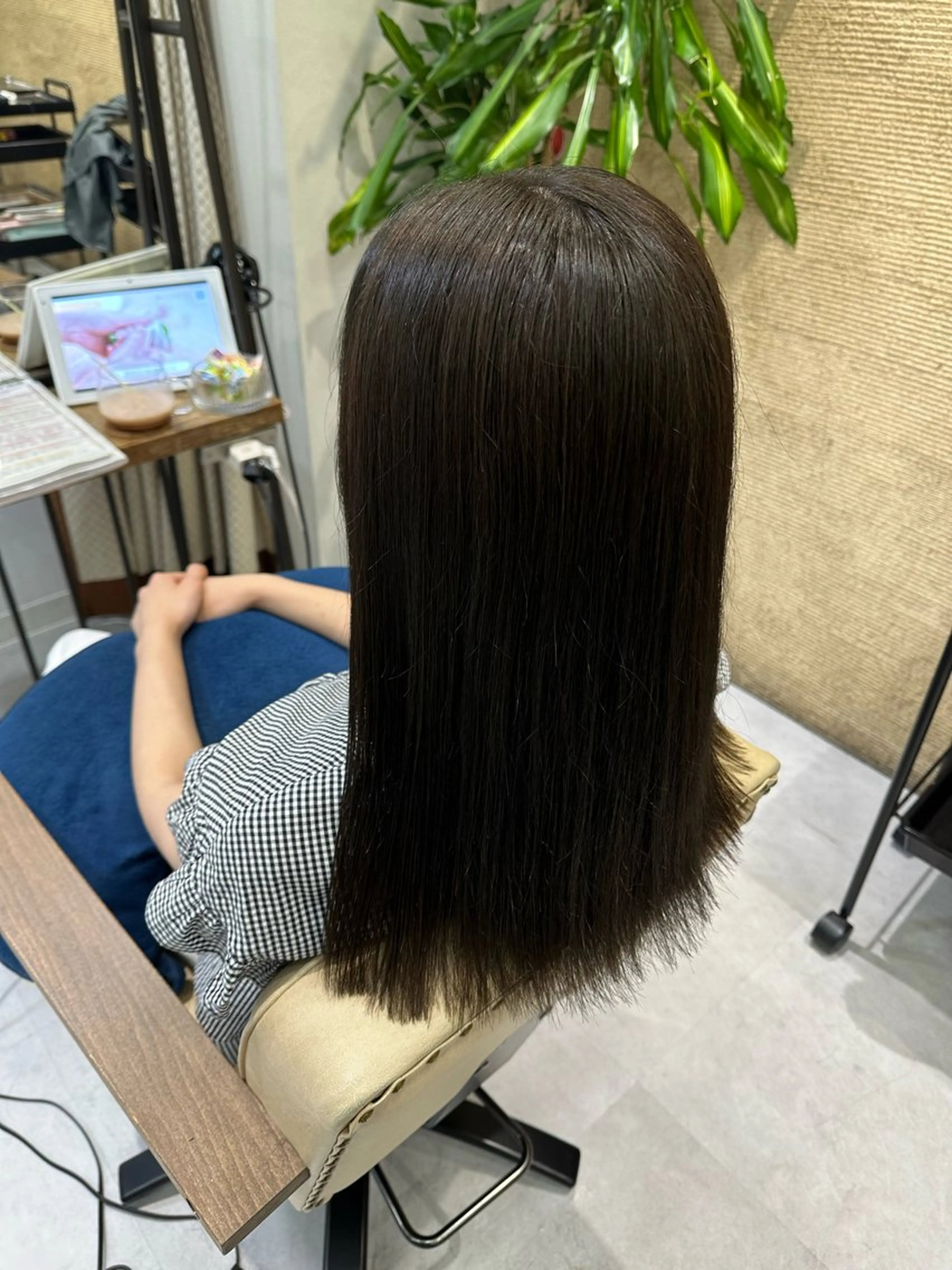 ロング カラー 縮毛矯正 トリートメント 髪質改善AUSTIN登戸所属・野村 一花 / 暖色 カラー / Wカラーのヘアスタイル