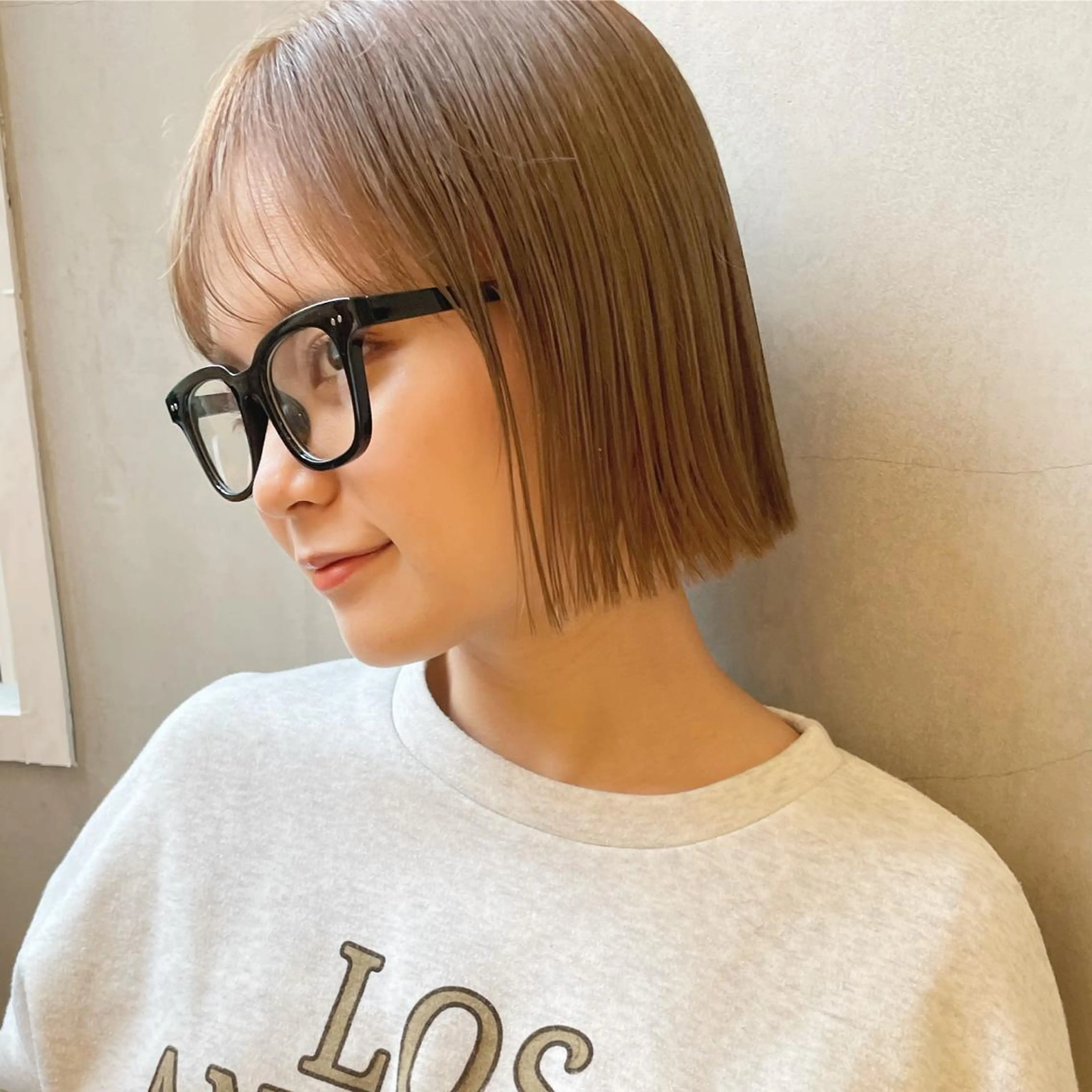 ショート カラー ボブ カット ヘアカラー トリートメント 🫧透明感ヘア🫧 🧸竹花　彩希🧸のヘアスタイル