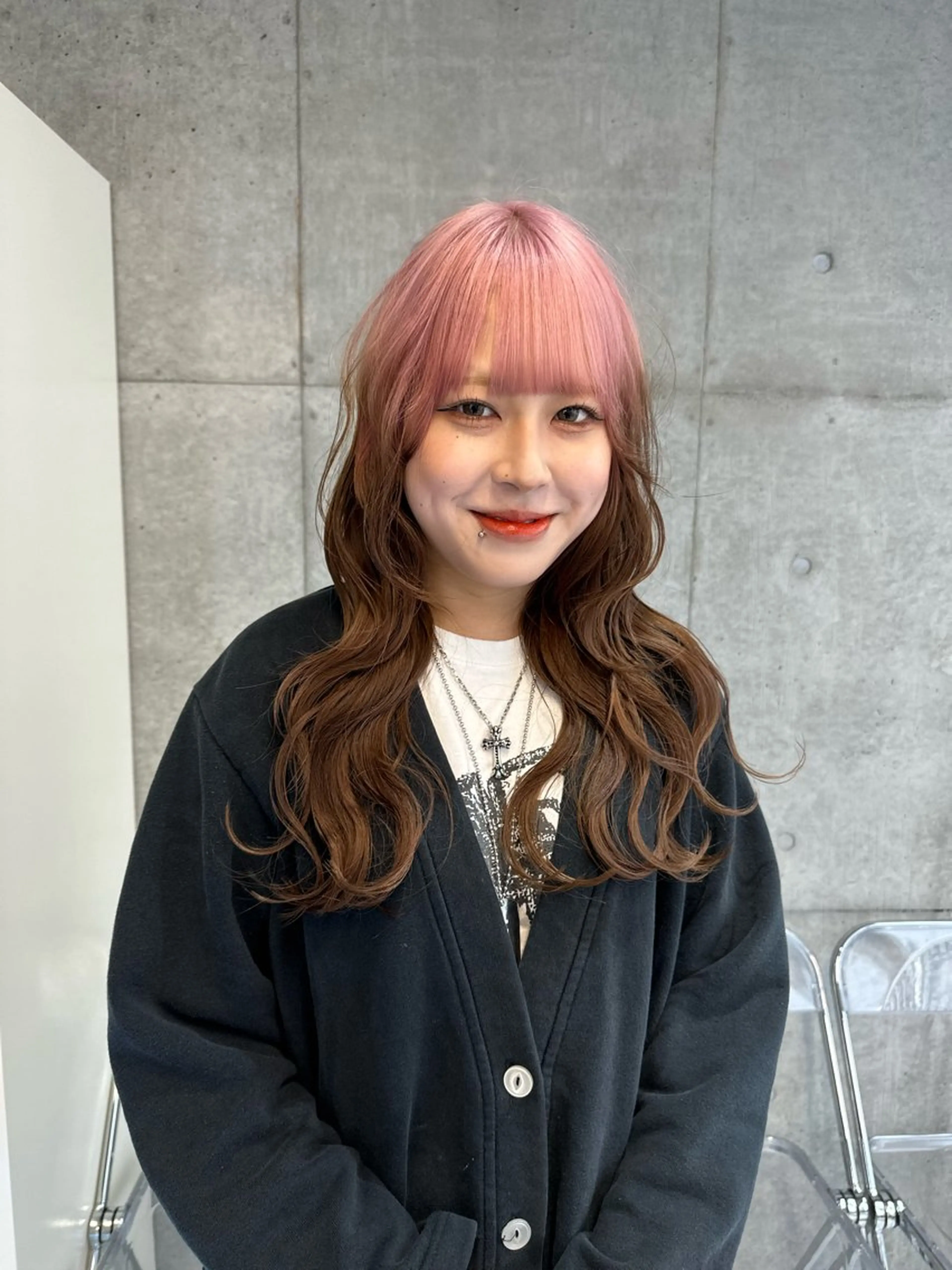 ロング face所属・🦋艶カラー🦋 sakiaのヘアスタイル