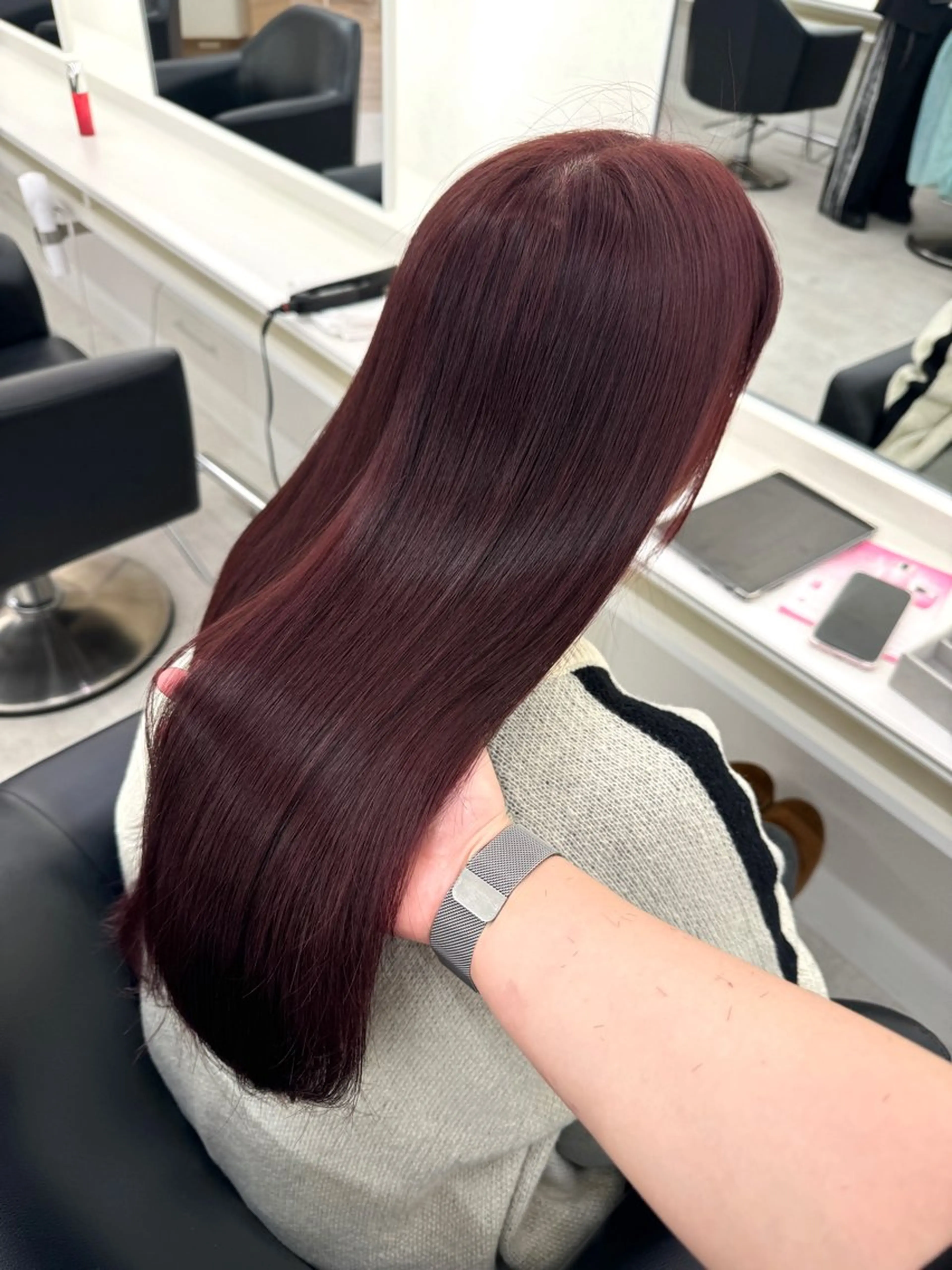 ロング カラー カット ヘアカラー ♡ParveMix 花房 菜乃♡のヘアスタイル