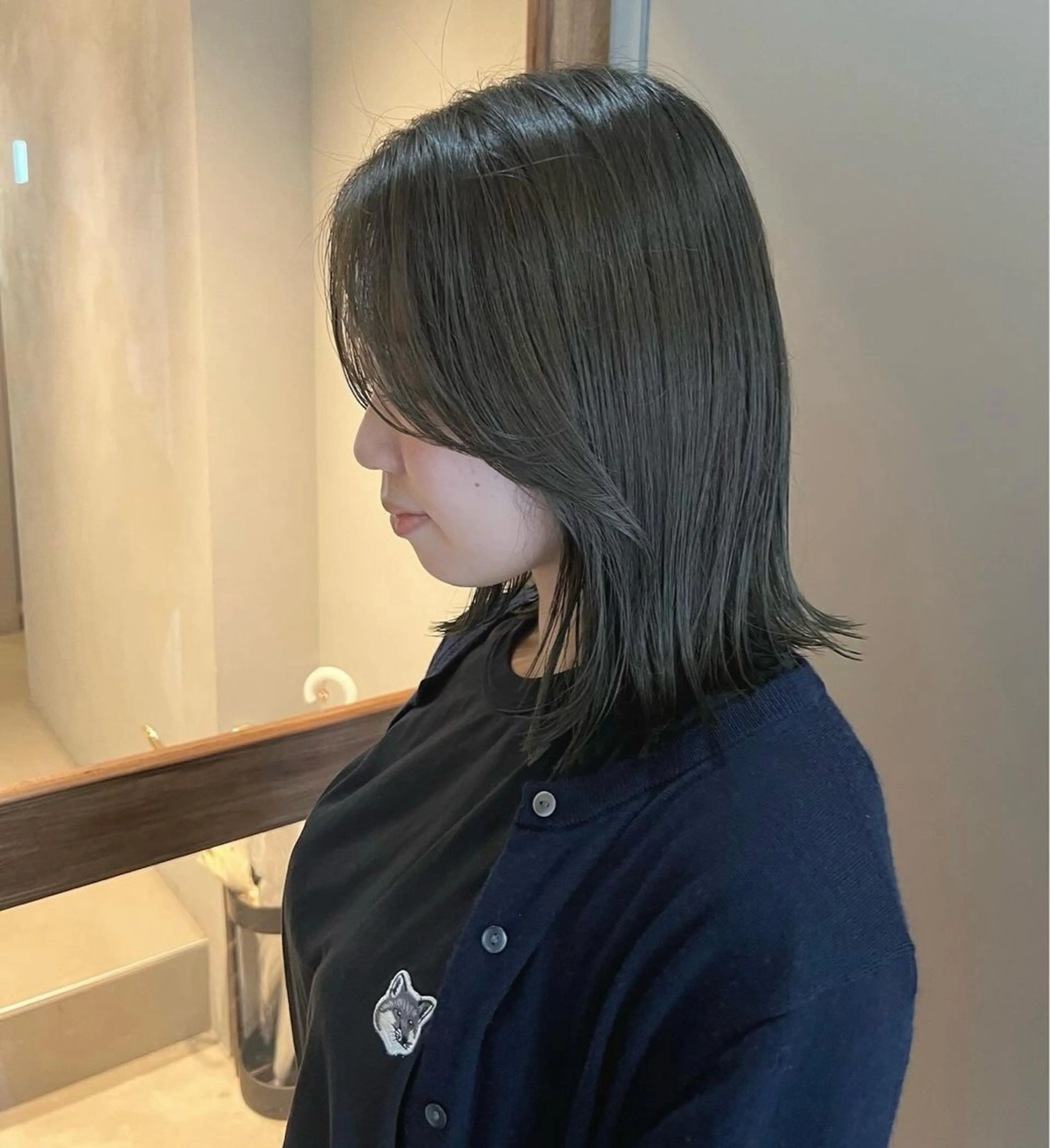 ミディアム カラー カット ヘアカラー akane/ボブ /オリーブ/ブラウンのヘアスタイル