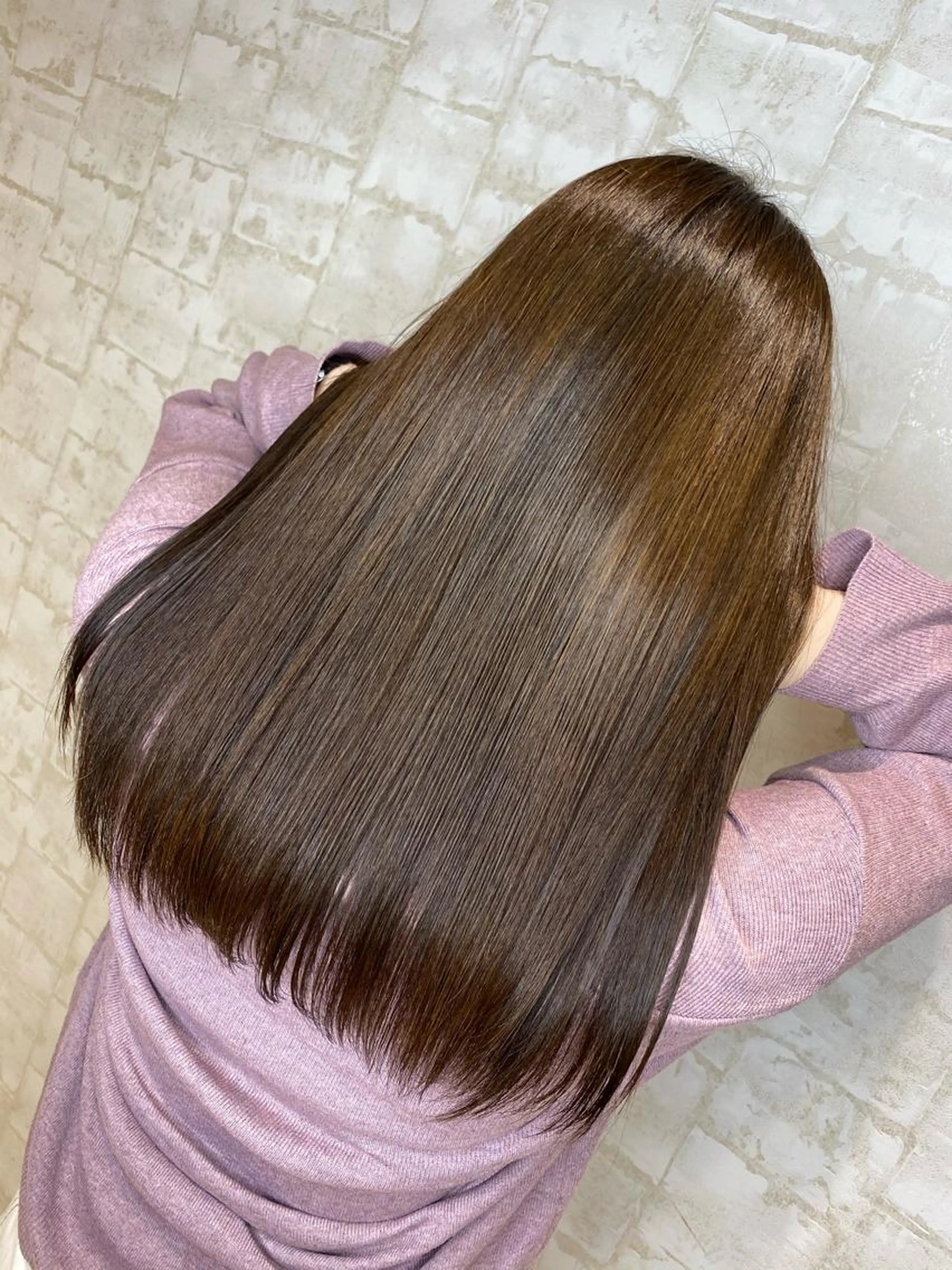 ＜当日予約限定＞似合わせカット＋艶カラー＋シルクトリートメント　＃メンズ、レディース可能の写真