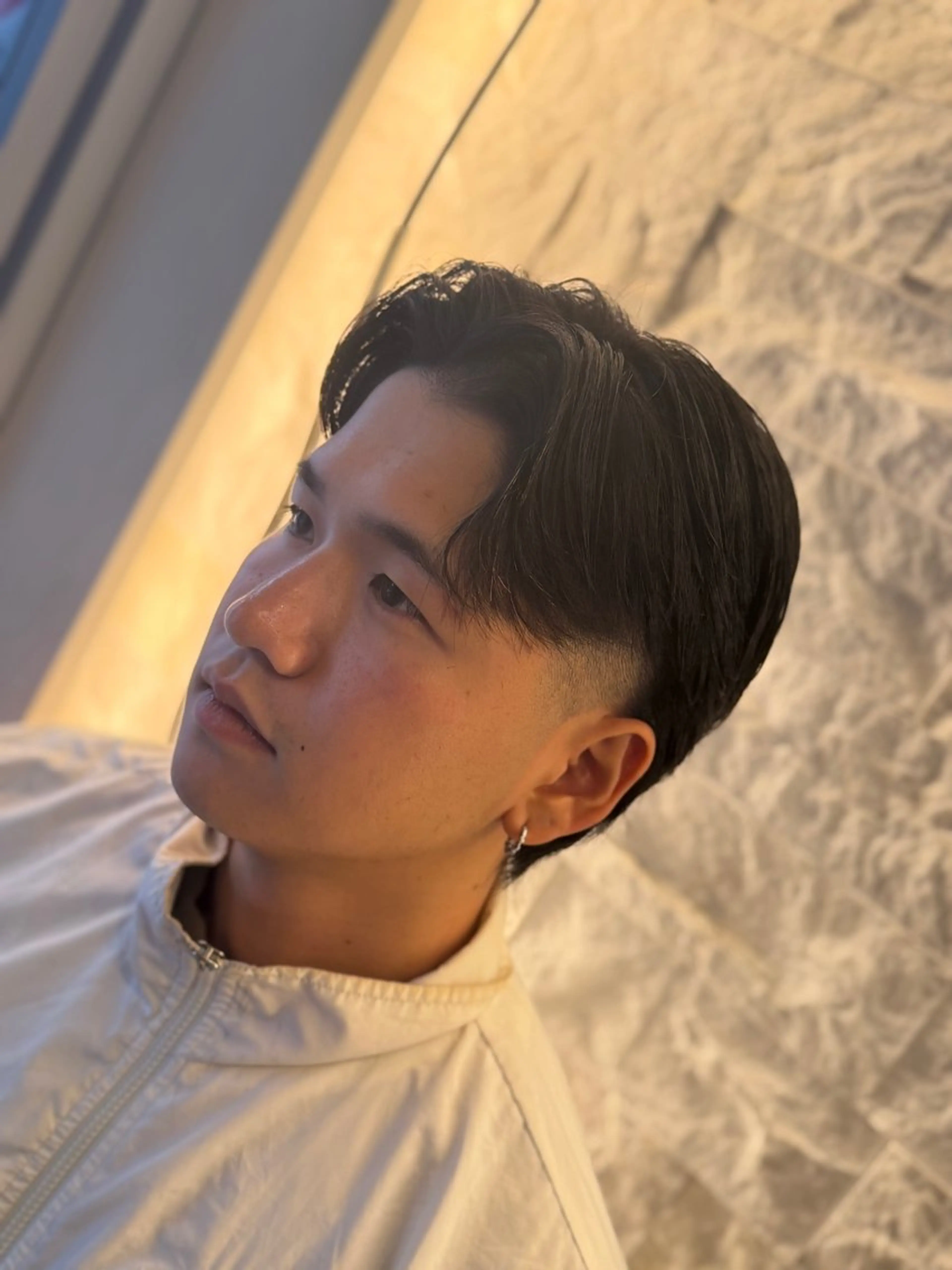 ミディアム 福本 純平のヘアスタイル