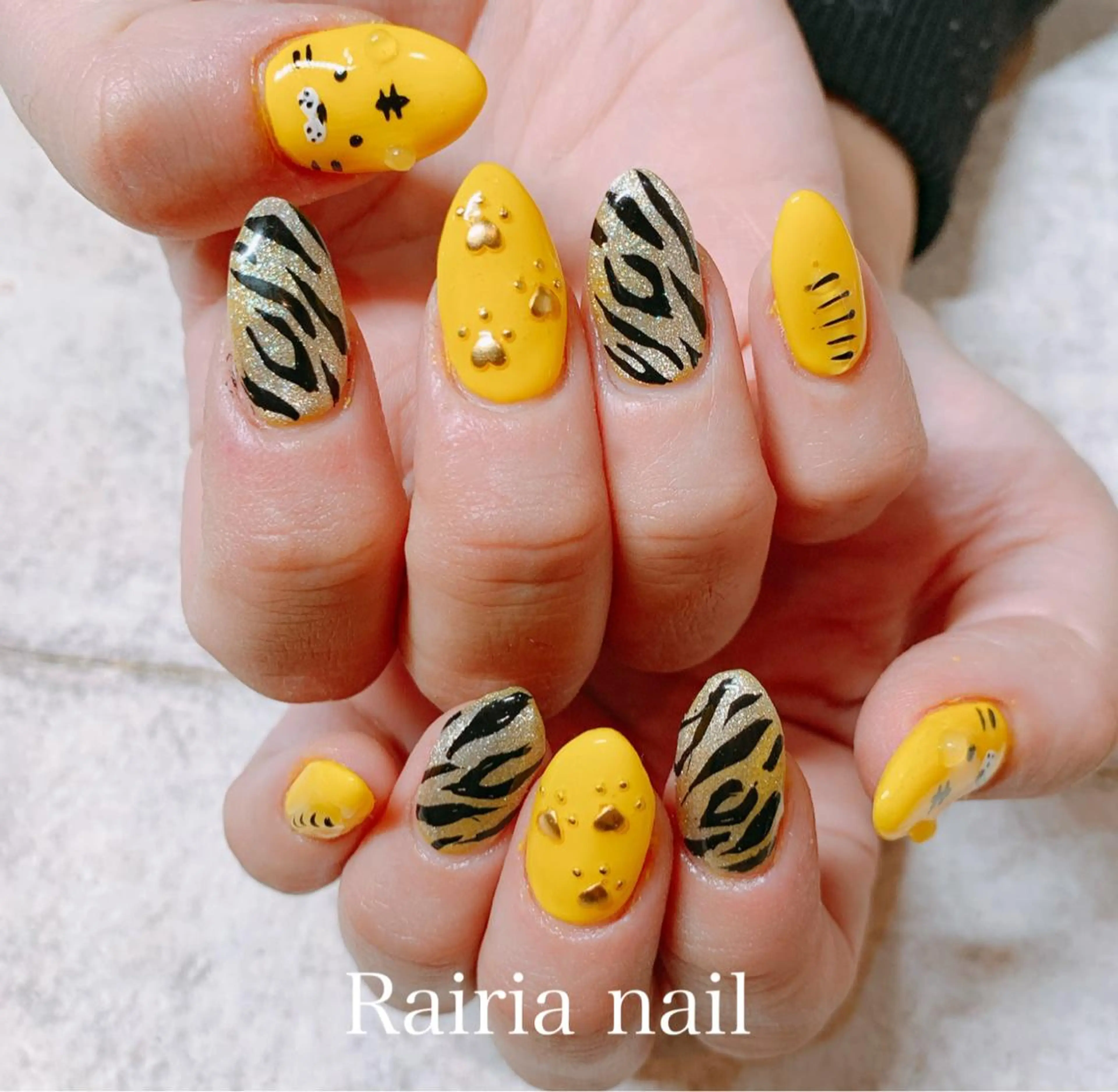 ネイル アートネイル ジェルネイル パラジェル 冬ネイル Rairia nail本八幡店のネイルデザイン