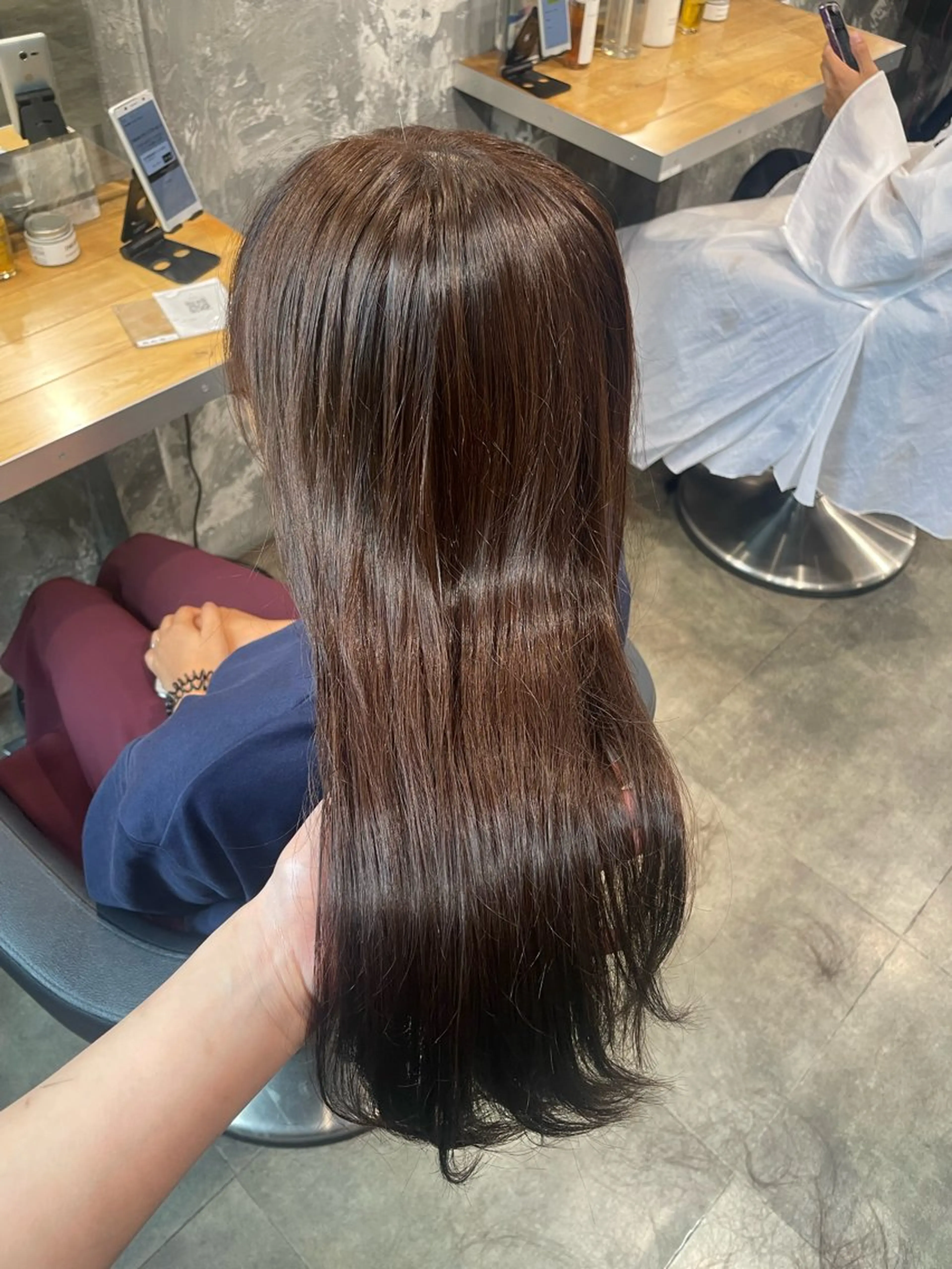 ロング カラー 🤍ベージュ/透明感 韓国ヘア/まりん🤍のヘアスタイル