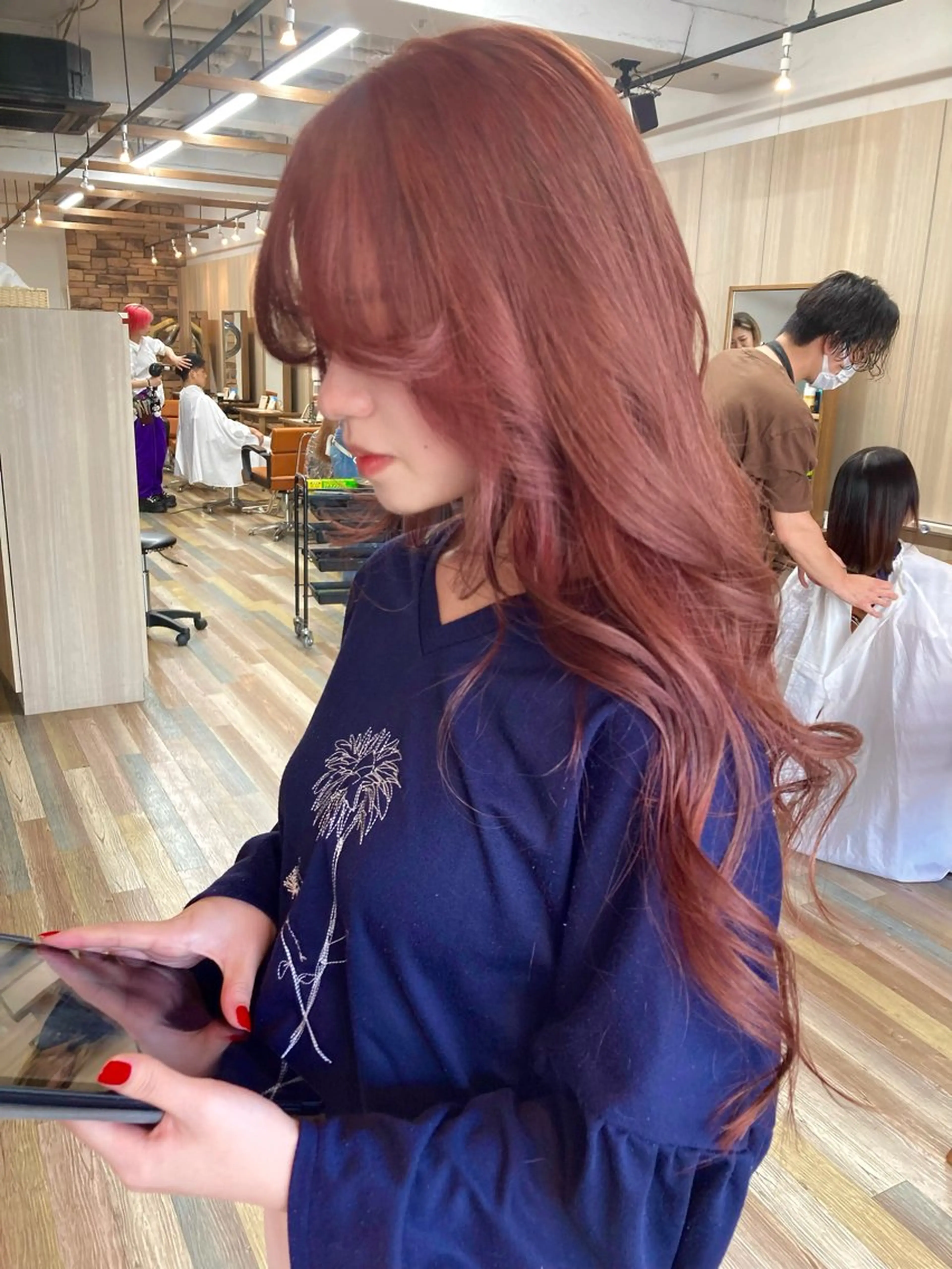 ロング カラー カット ヘアカラー トリートメント ヘアセット ✂️似合わせの魔術師 石田一樹✂️のヘアスタイル